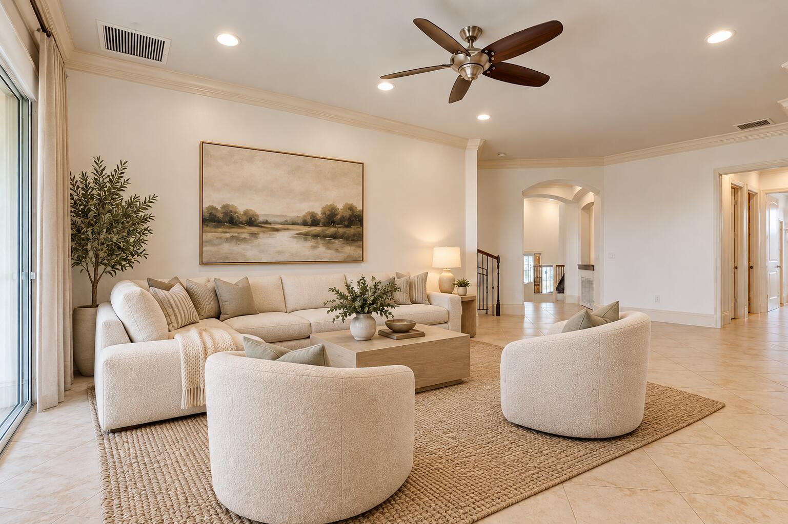 **DISCLAIMER:** photo has been digitally enhanced and virtually staged Images are for illustrative purposes only. Furnishings and accessories shown are not included in the sale.