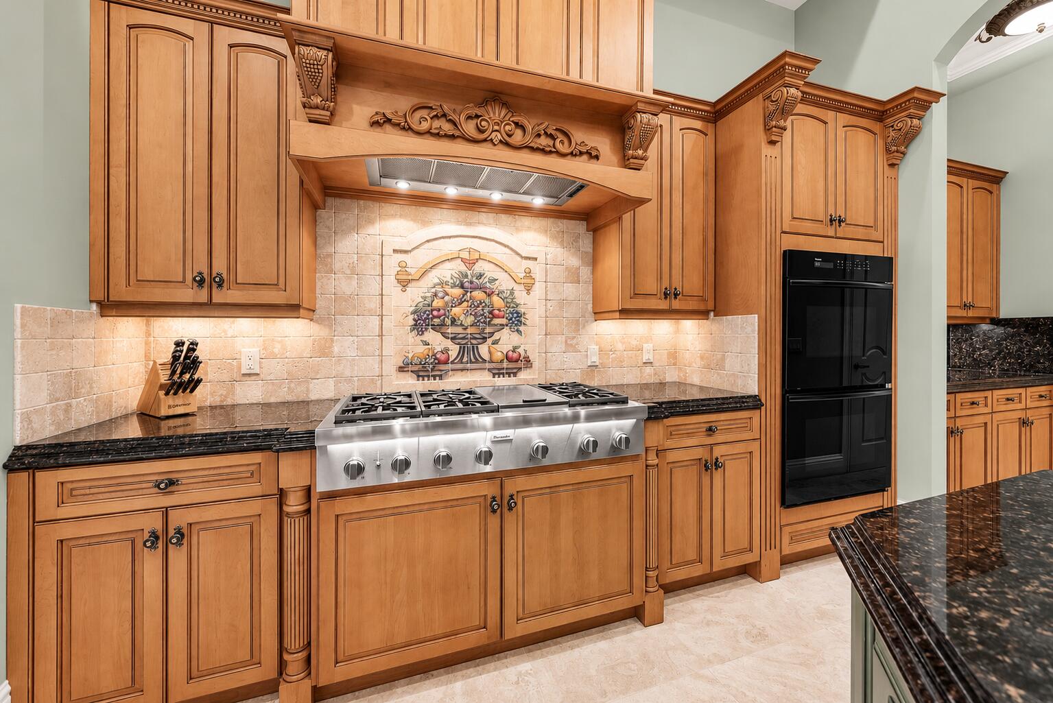 New 6-Burner Gas Range w/ Custom Hood