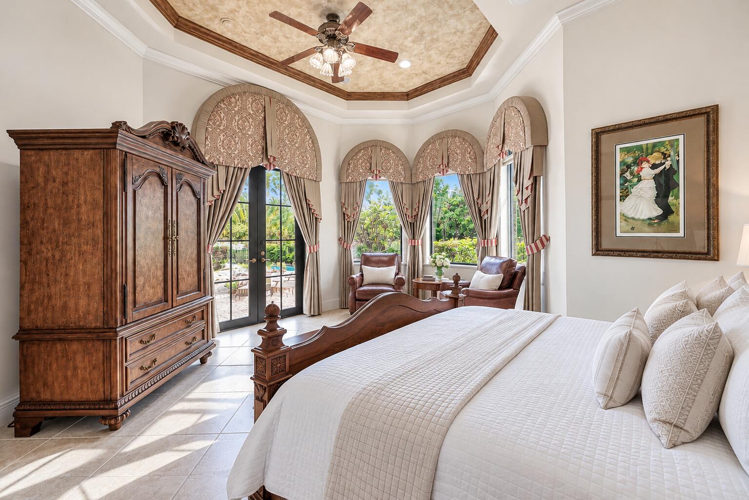 Guest House Opens to Pool & Gardens