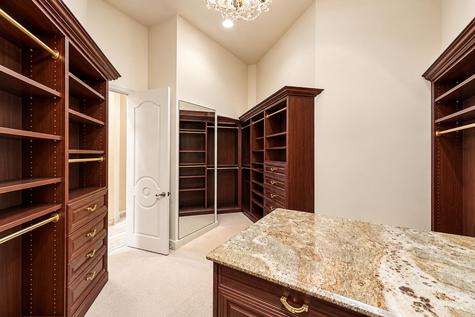 Items in closet have been virtually removed
