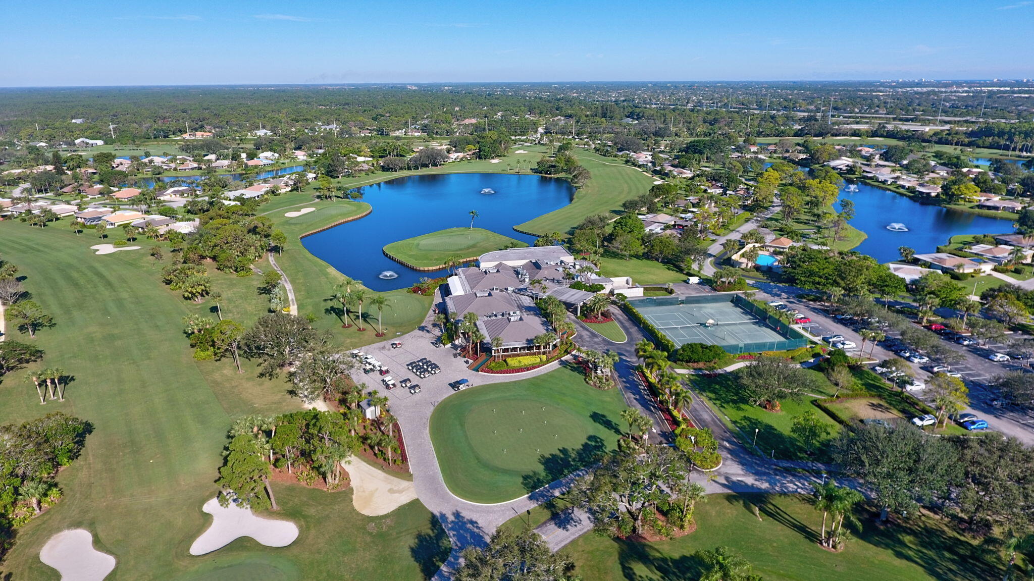 arial of complete community