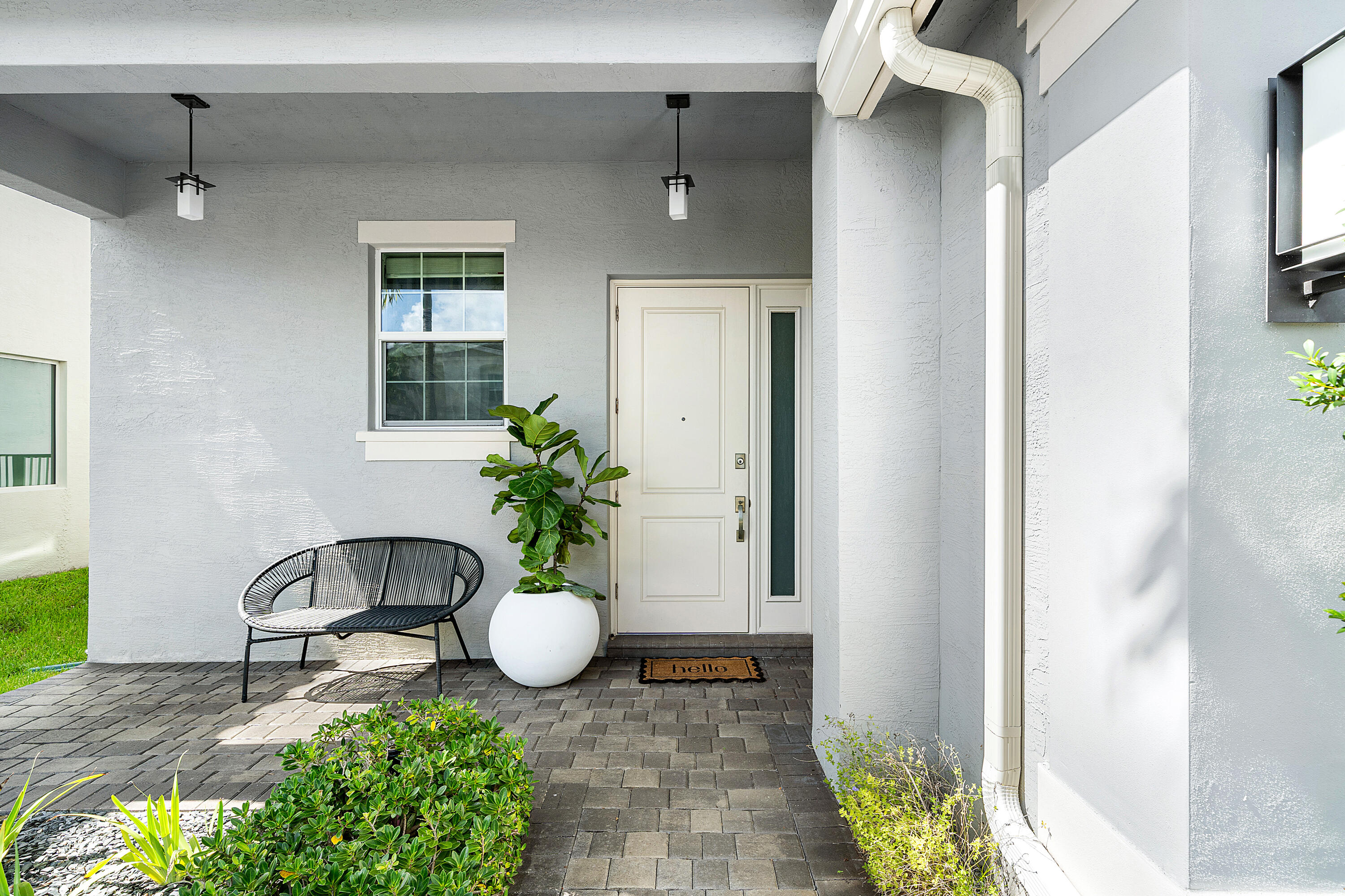 Covered Front Entry