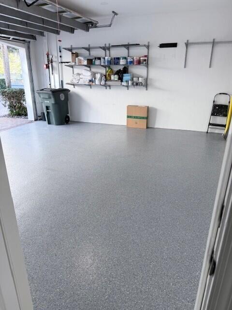 Attached Garage from inside door.
