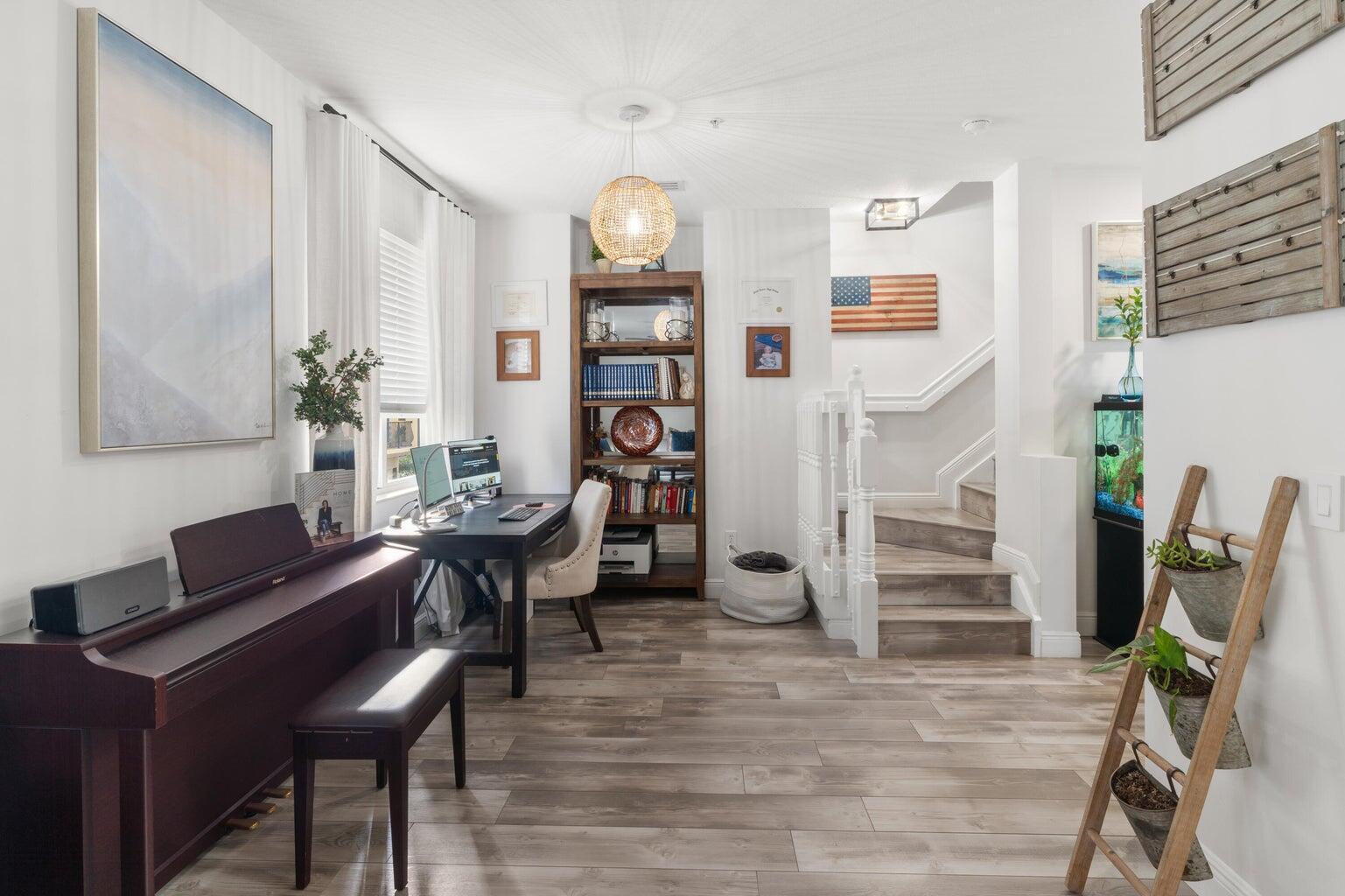 2nd Floor Living Room, Stairwell