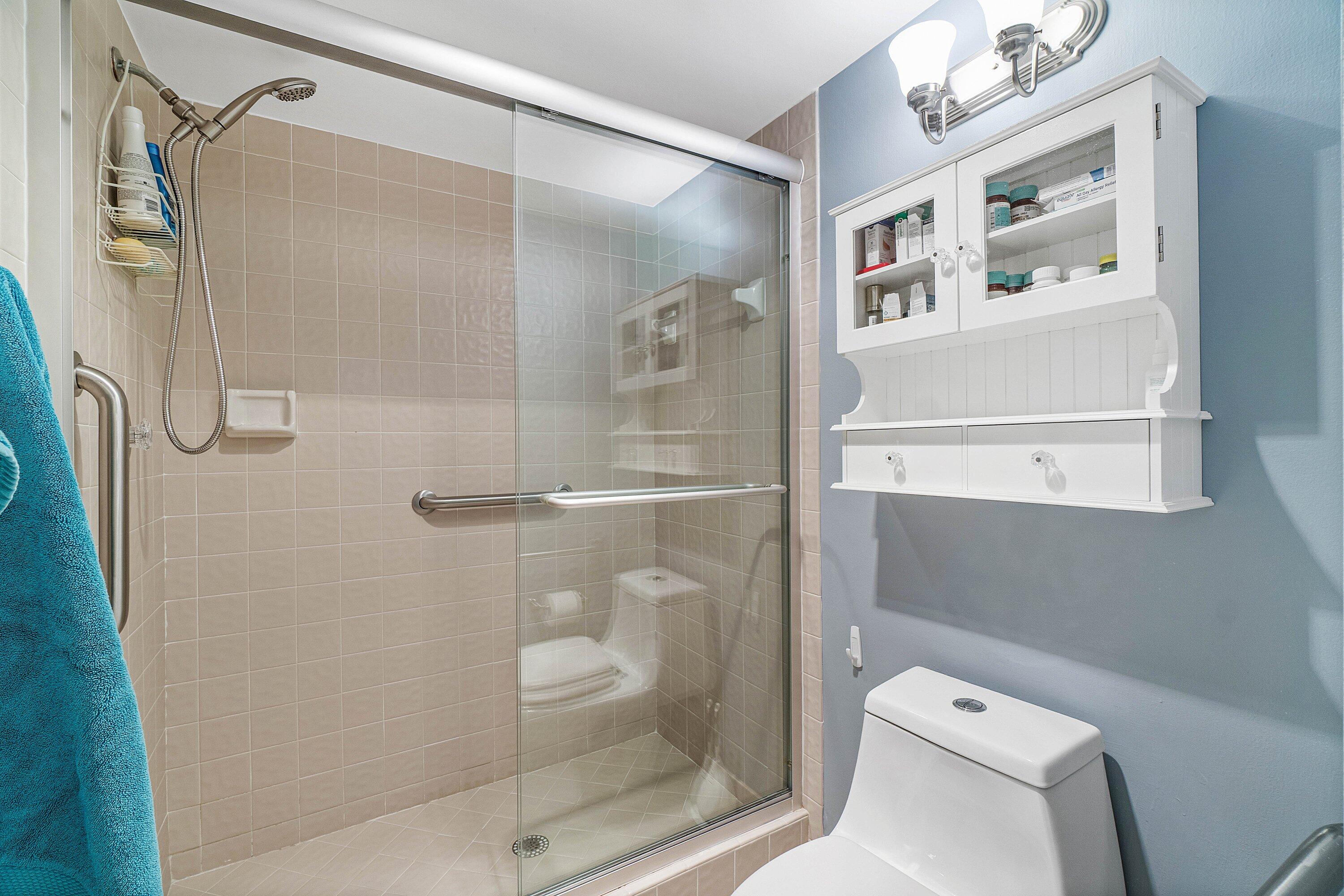 Glass Enclosed Primary Shower