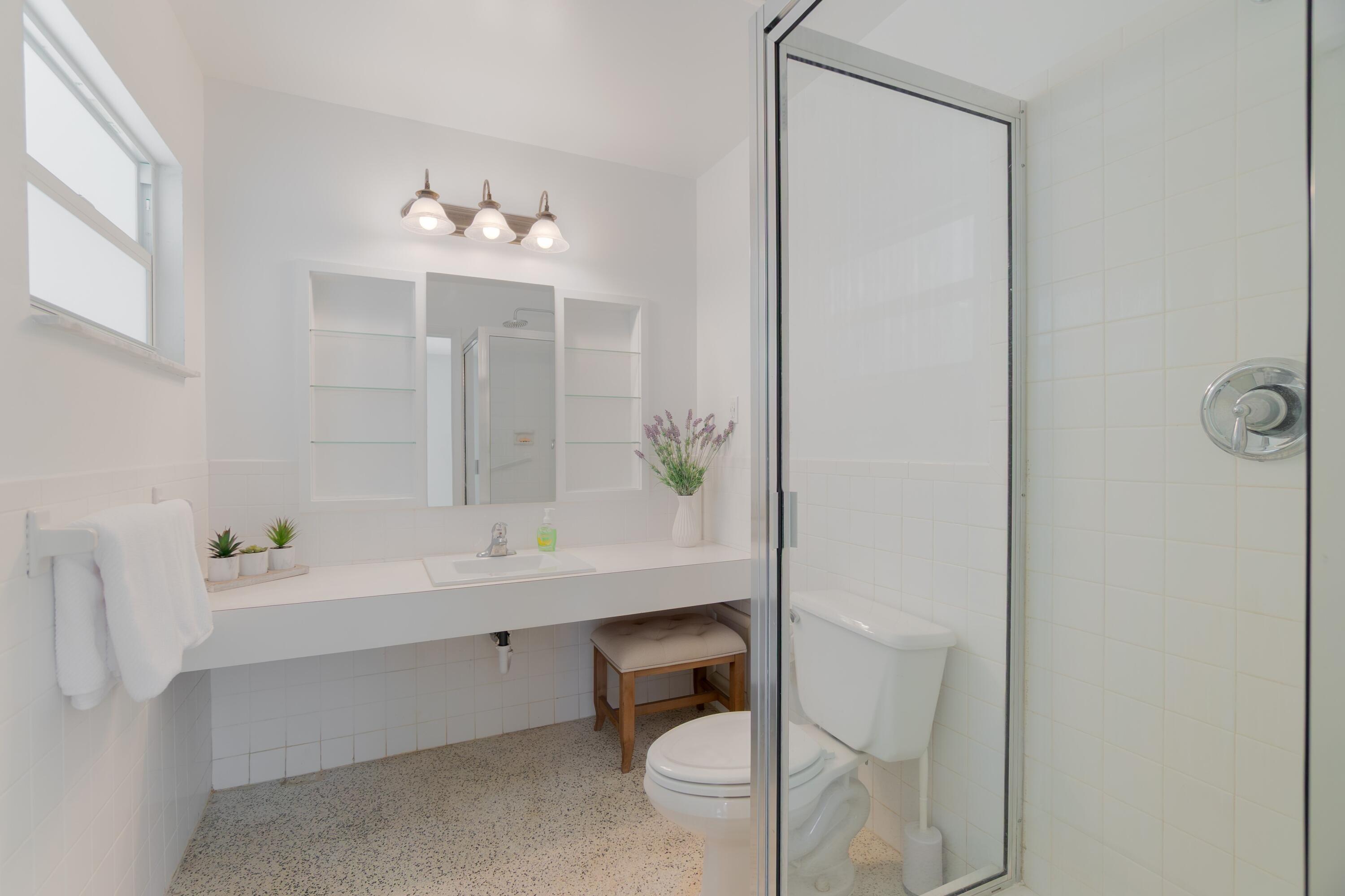 Master/Cabana Bathroom with shower