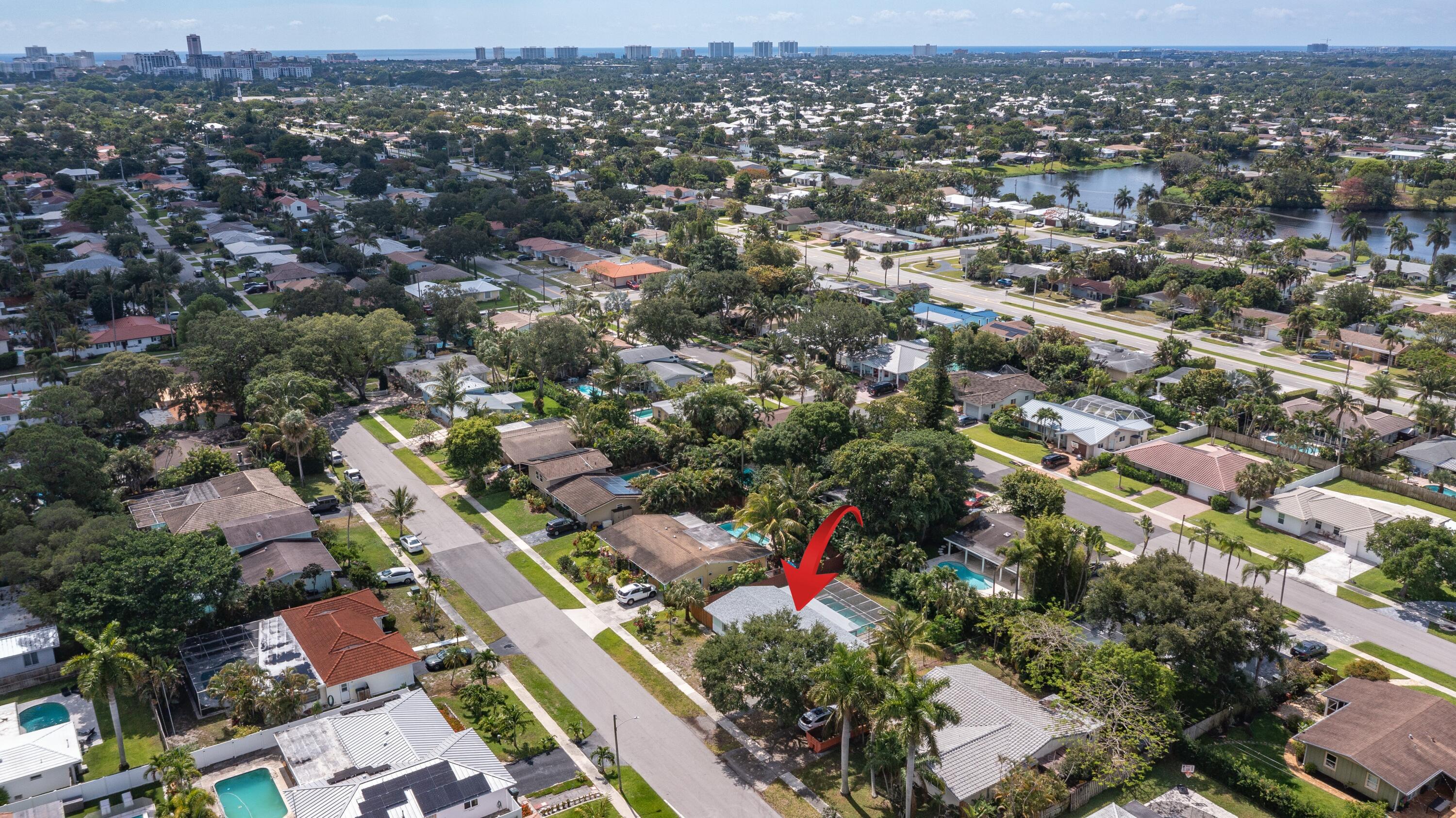 SE Aerial view