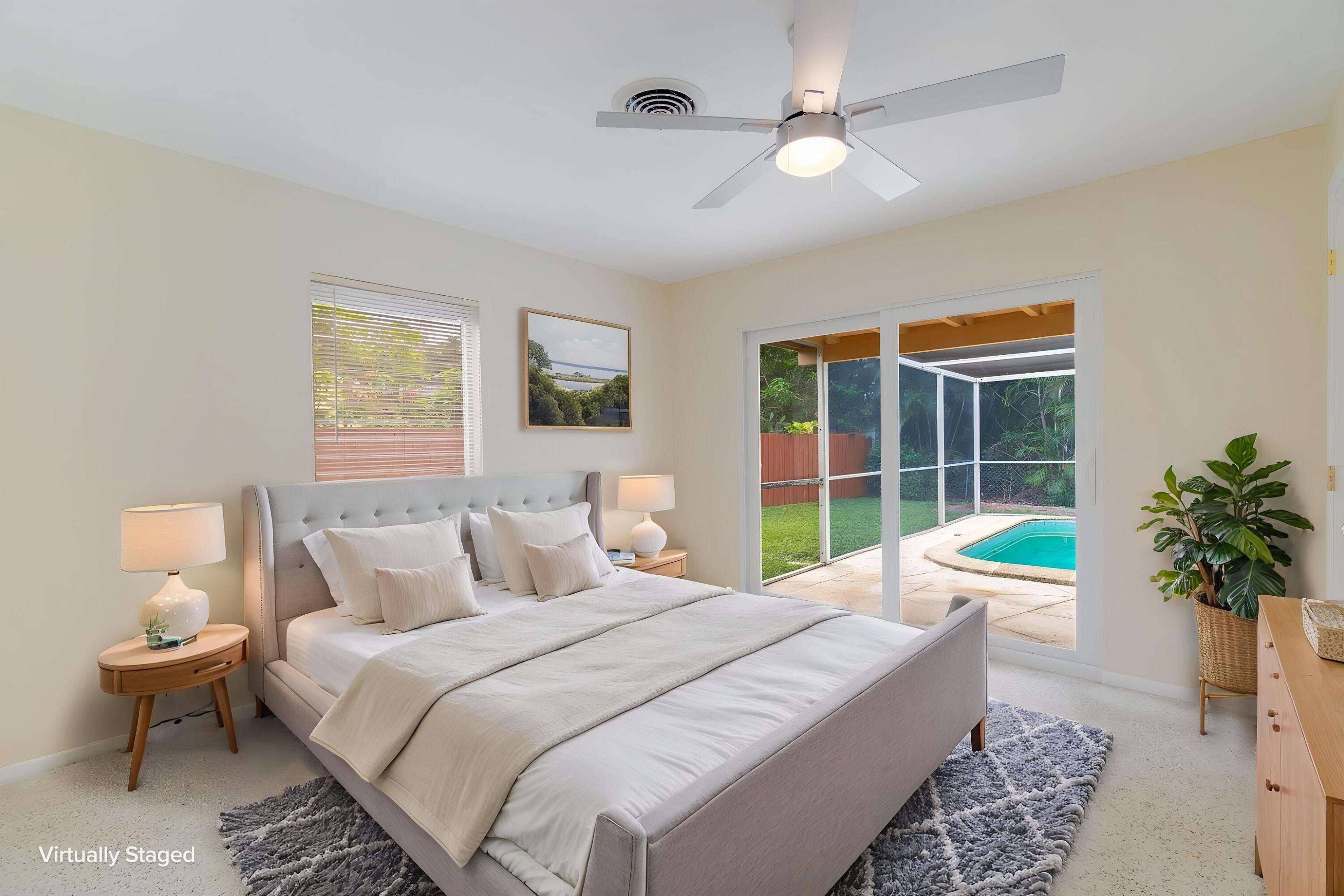 Main Bedroom - virtually staged