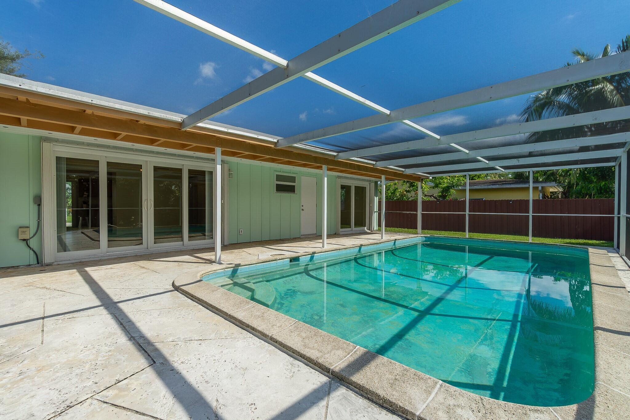 Enclosed pool