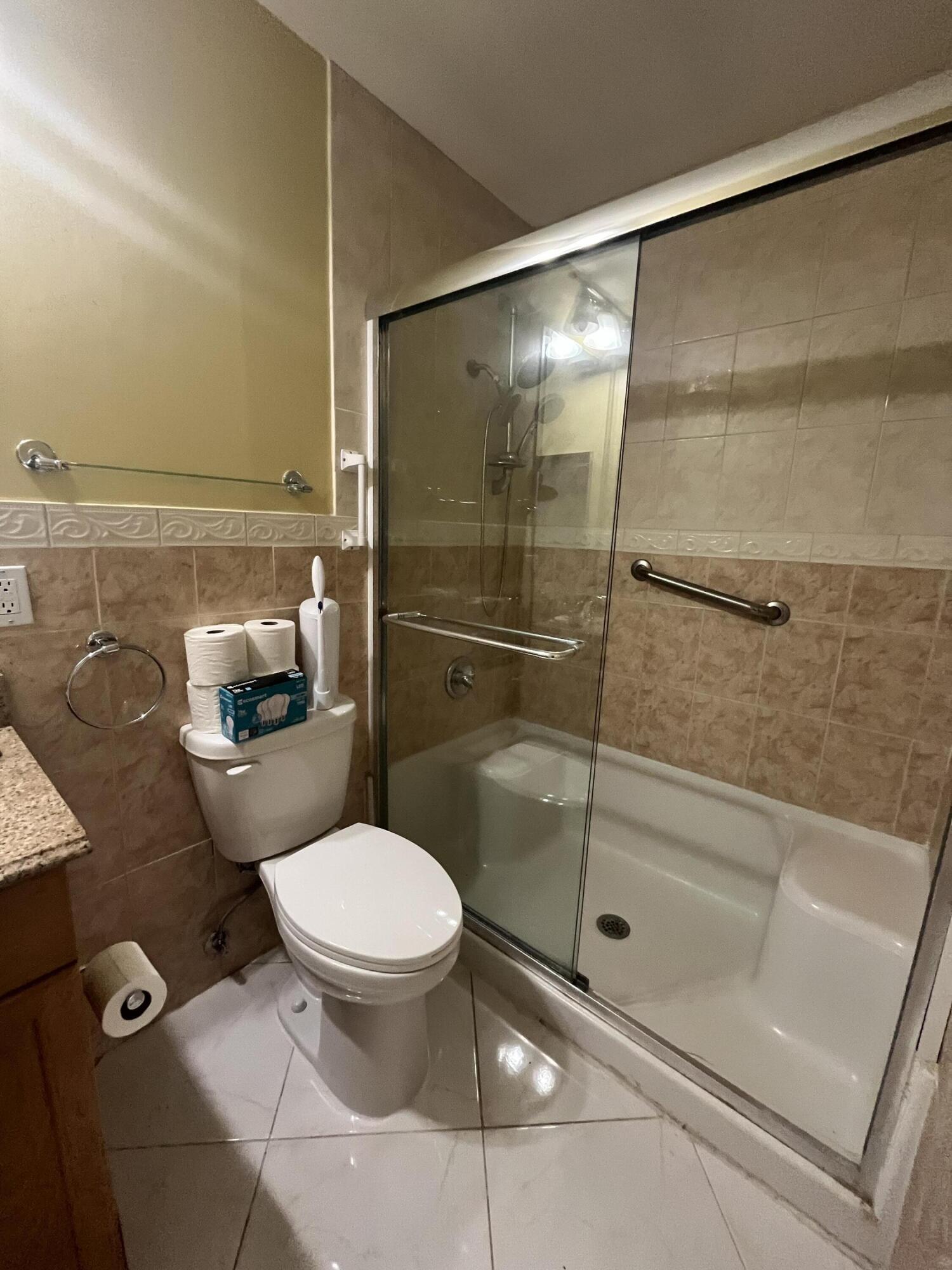 stall shower updated wall tiling