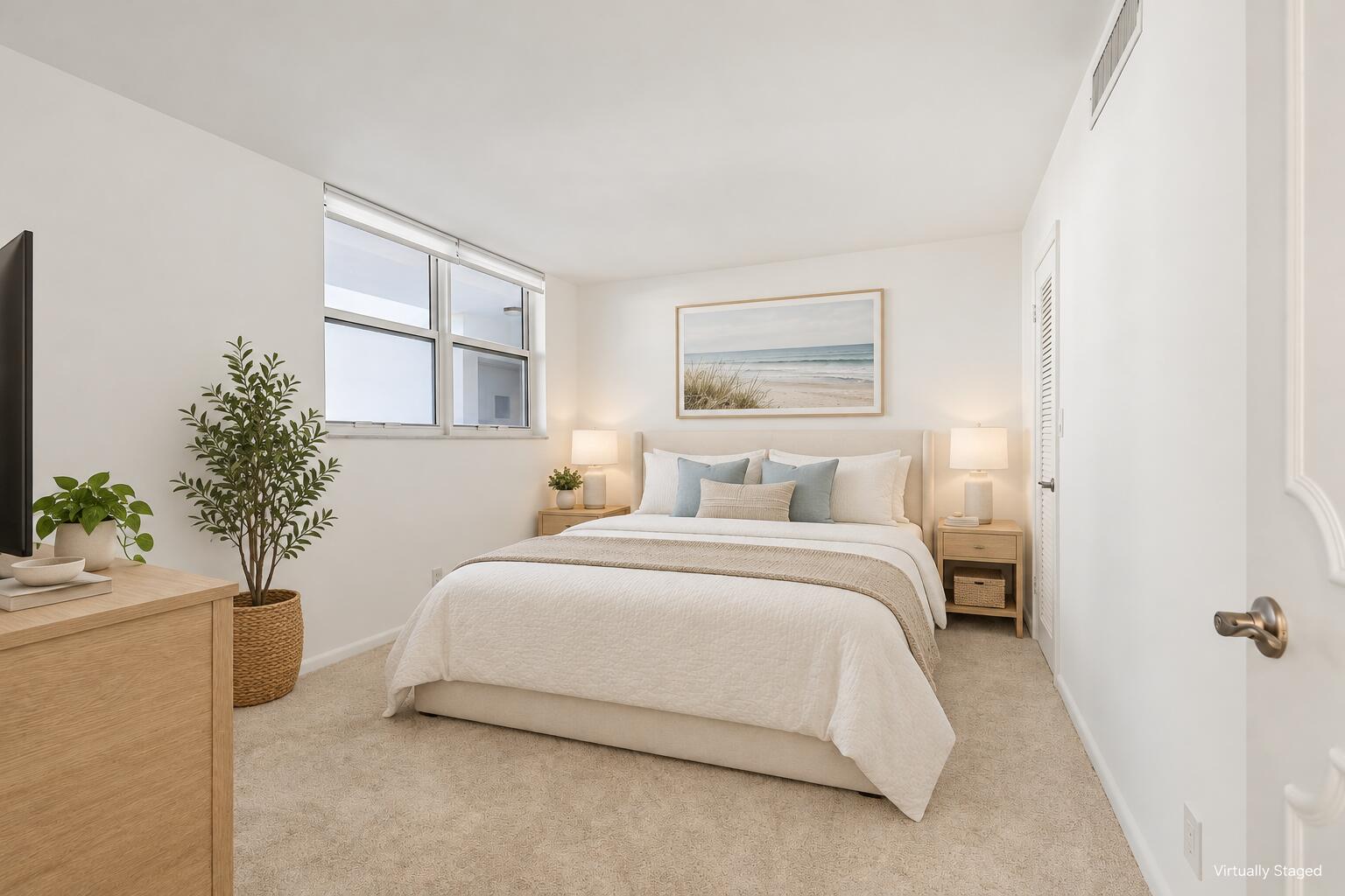 Virtually staged-furniture only