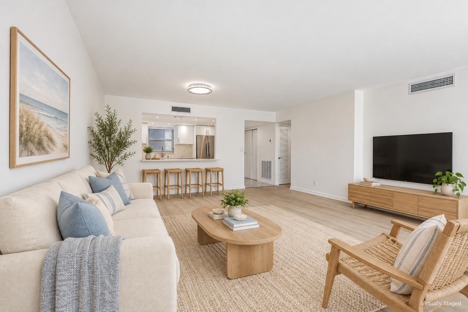 Virtually Staged-Furniture Only