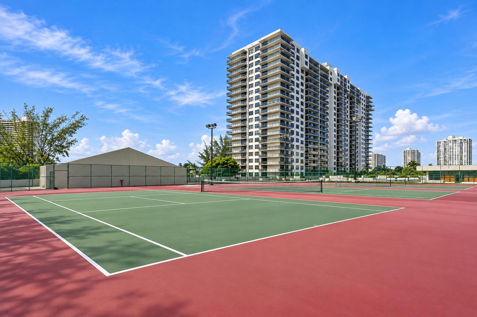 AI Generated photo. Tennis court is going to be renovated.