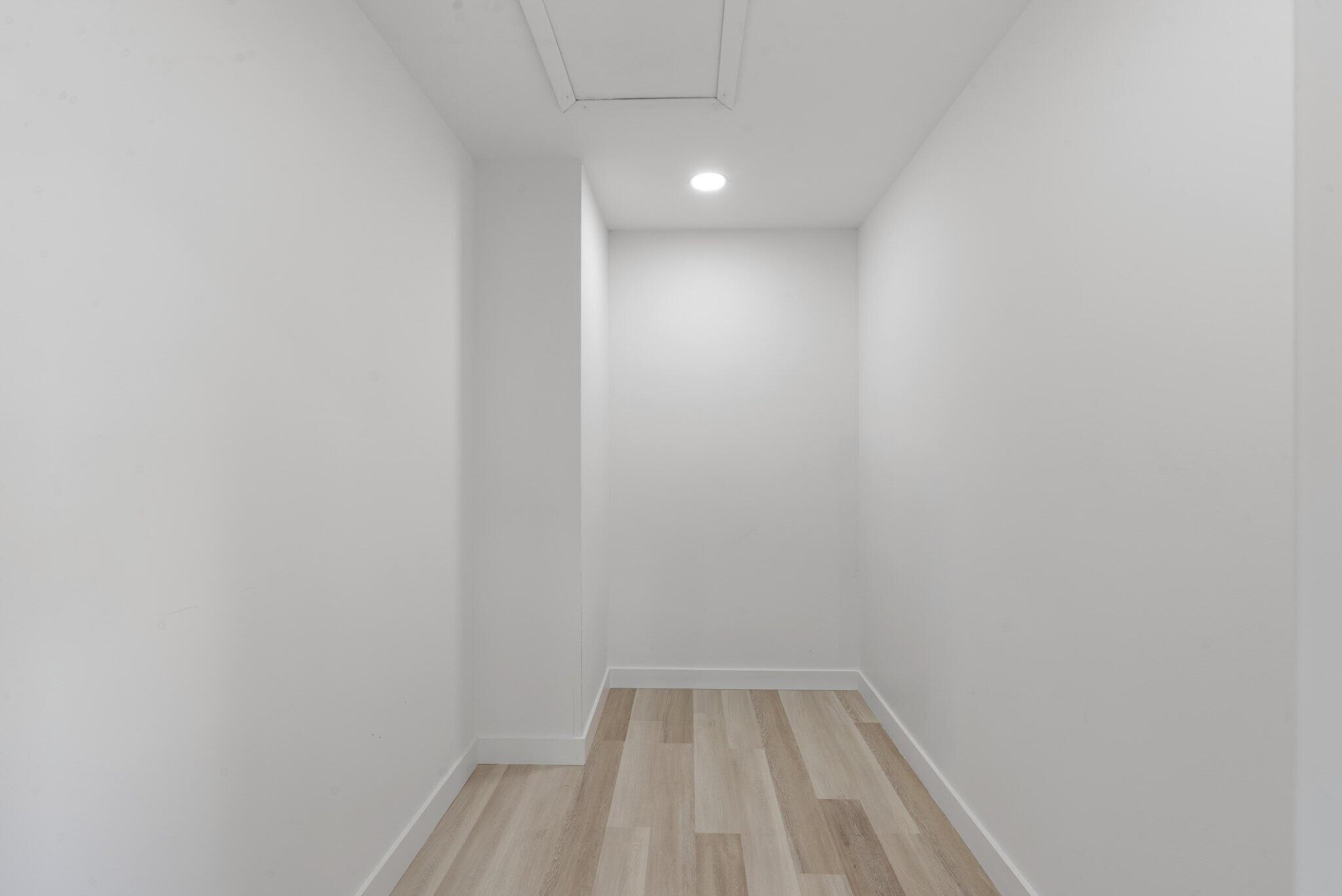 Spacious Walk-in Closet