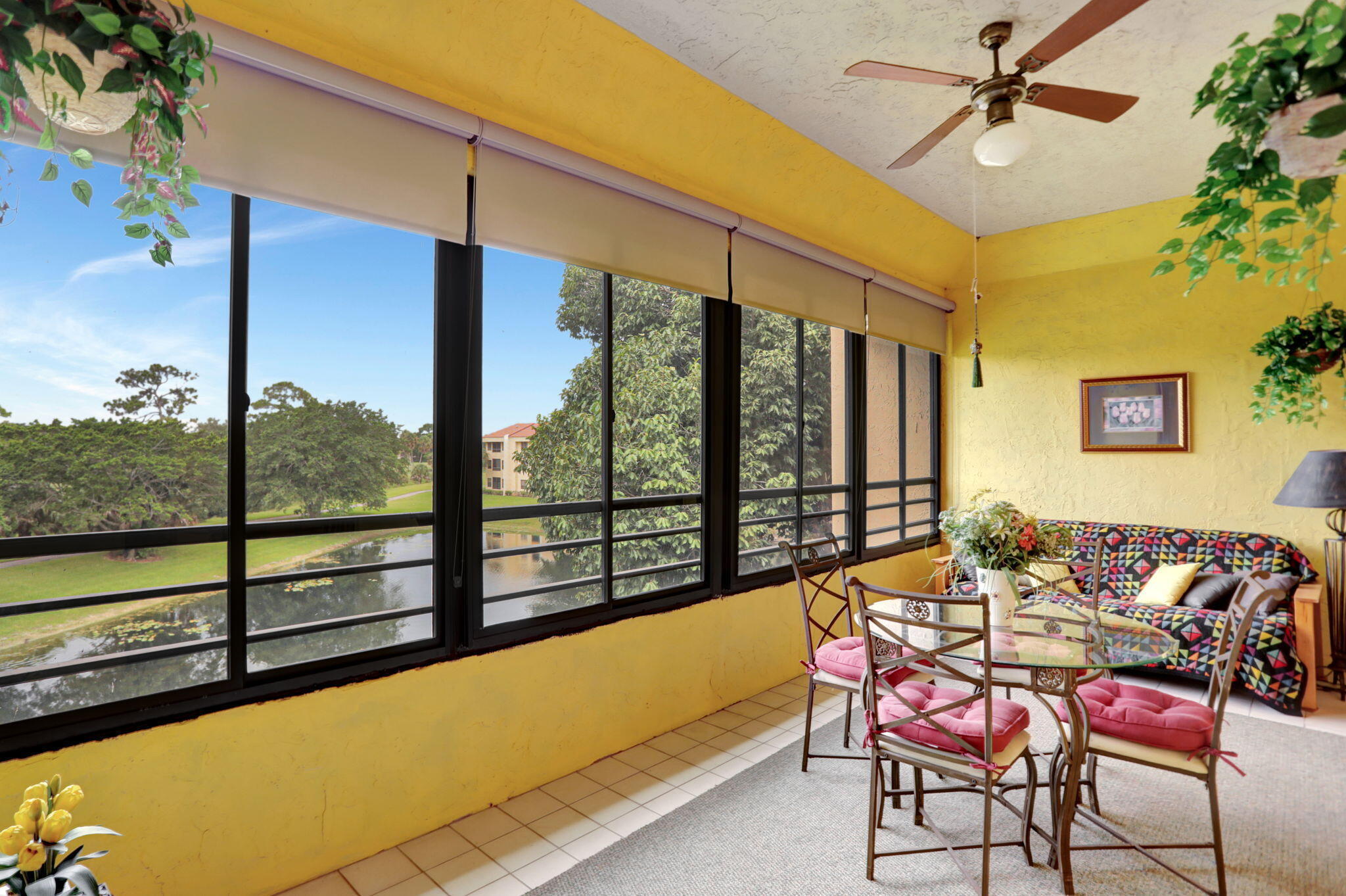 Glassed in patio