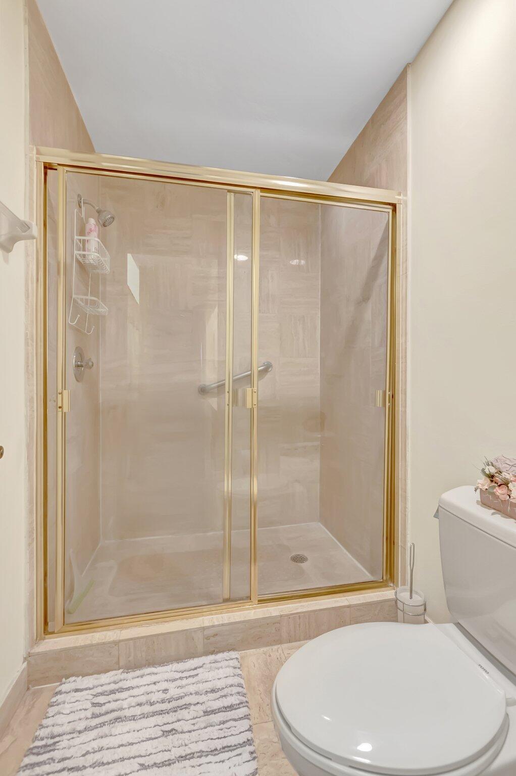 Master shower
