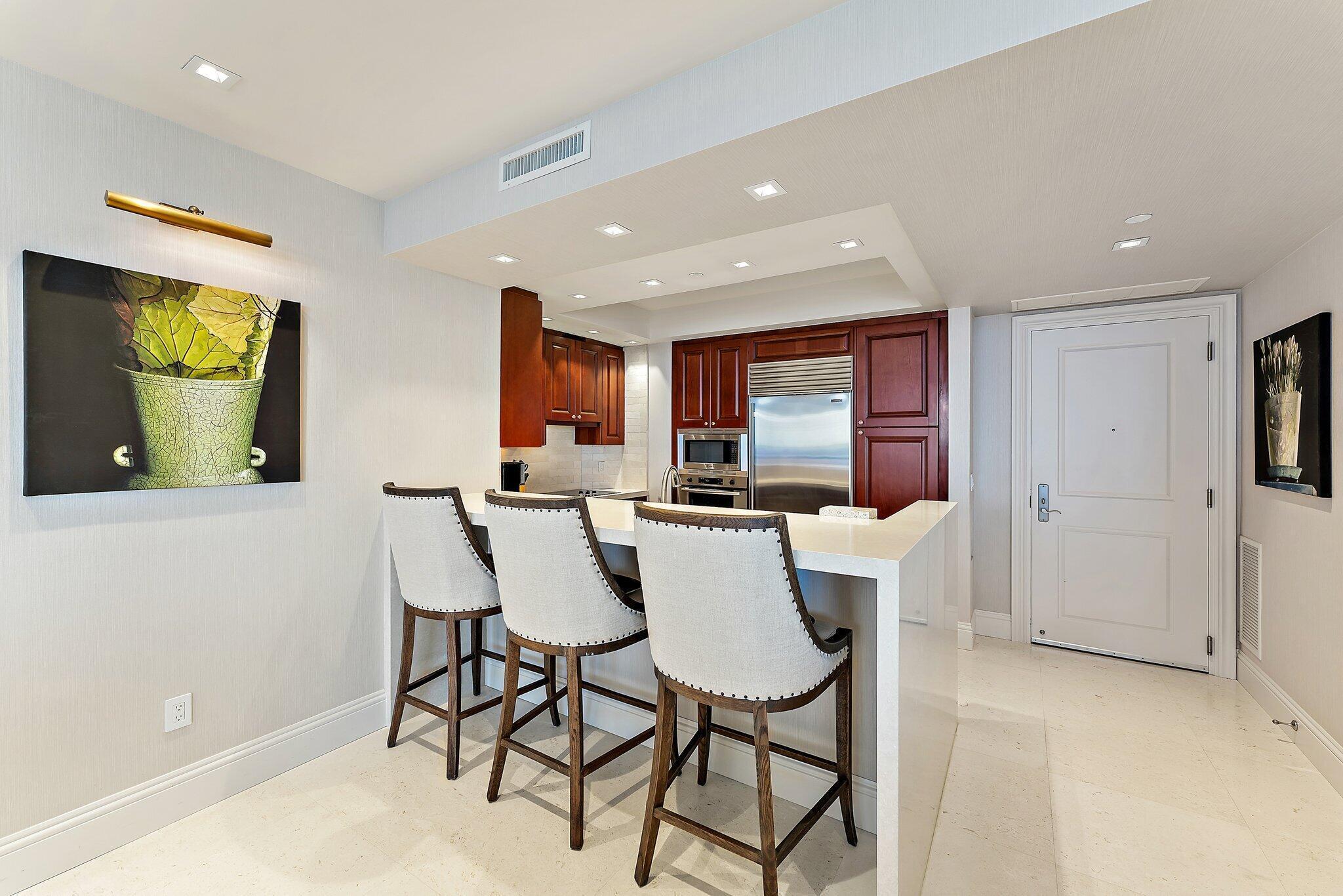 Open Kitchen with Ocean Views