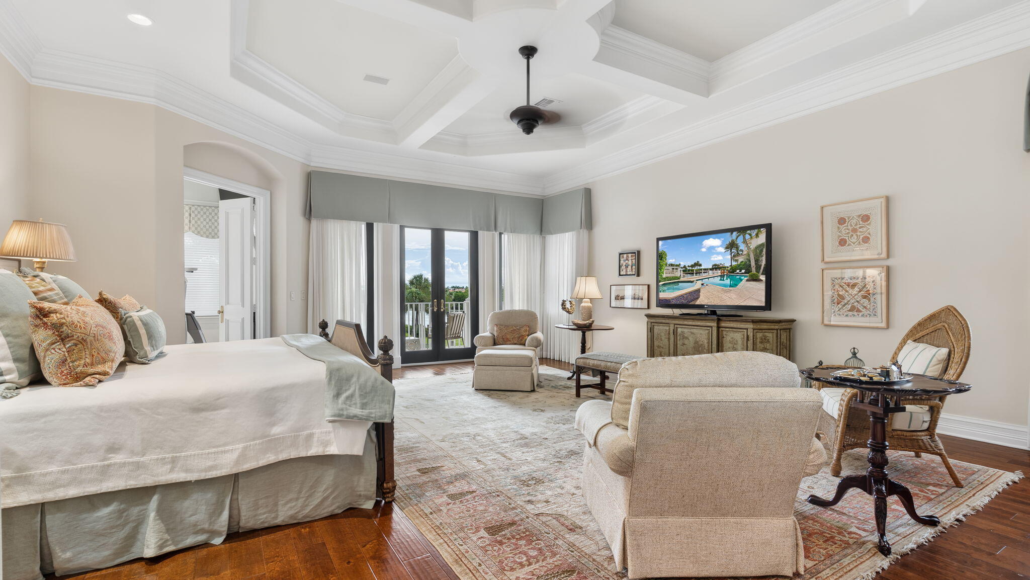 Primary Suite overlooks intracoastal