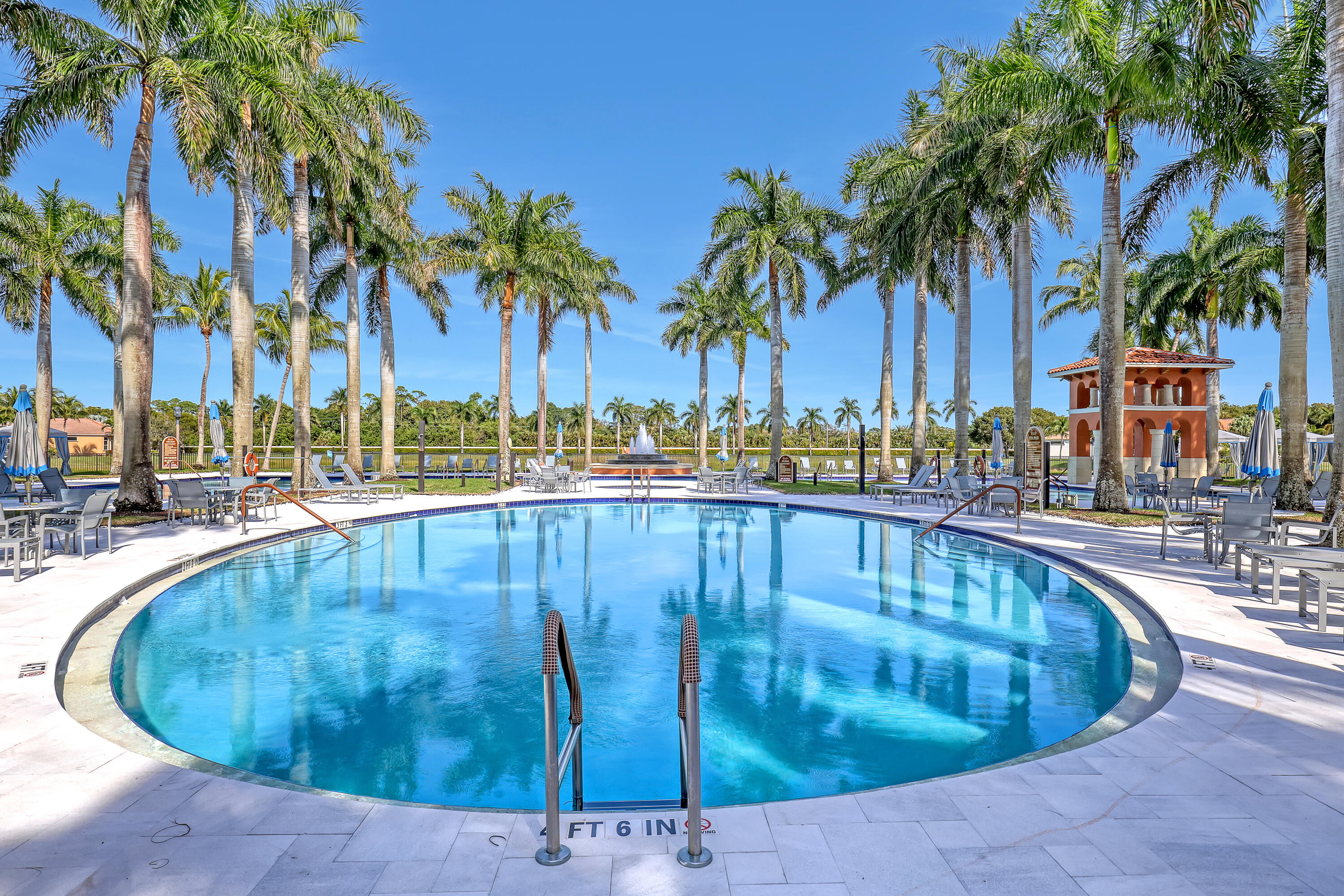 center pool and hot tub
