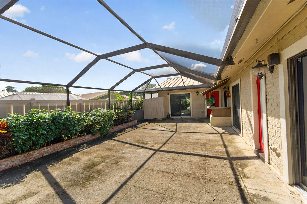 Fully screened Patio