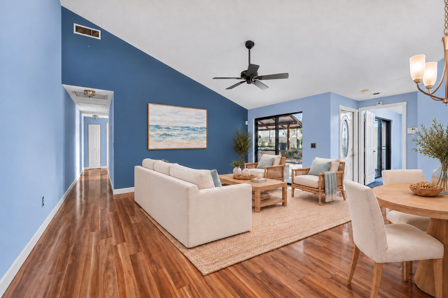 Living Room Virtually Staged