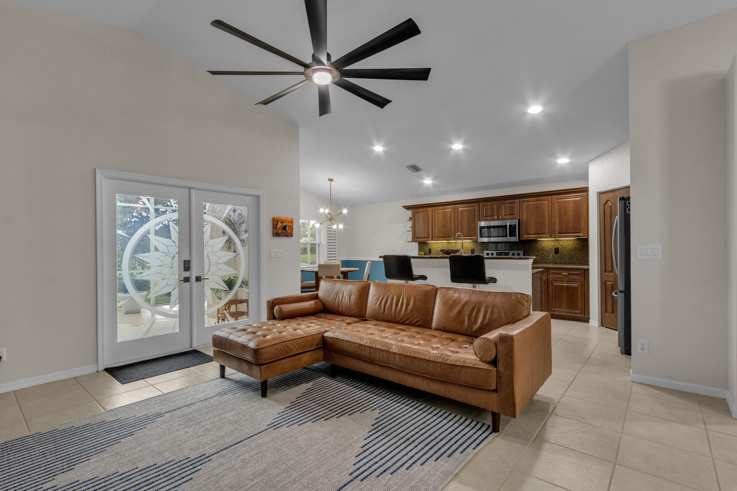 Family Room and Kitchen