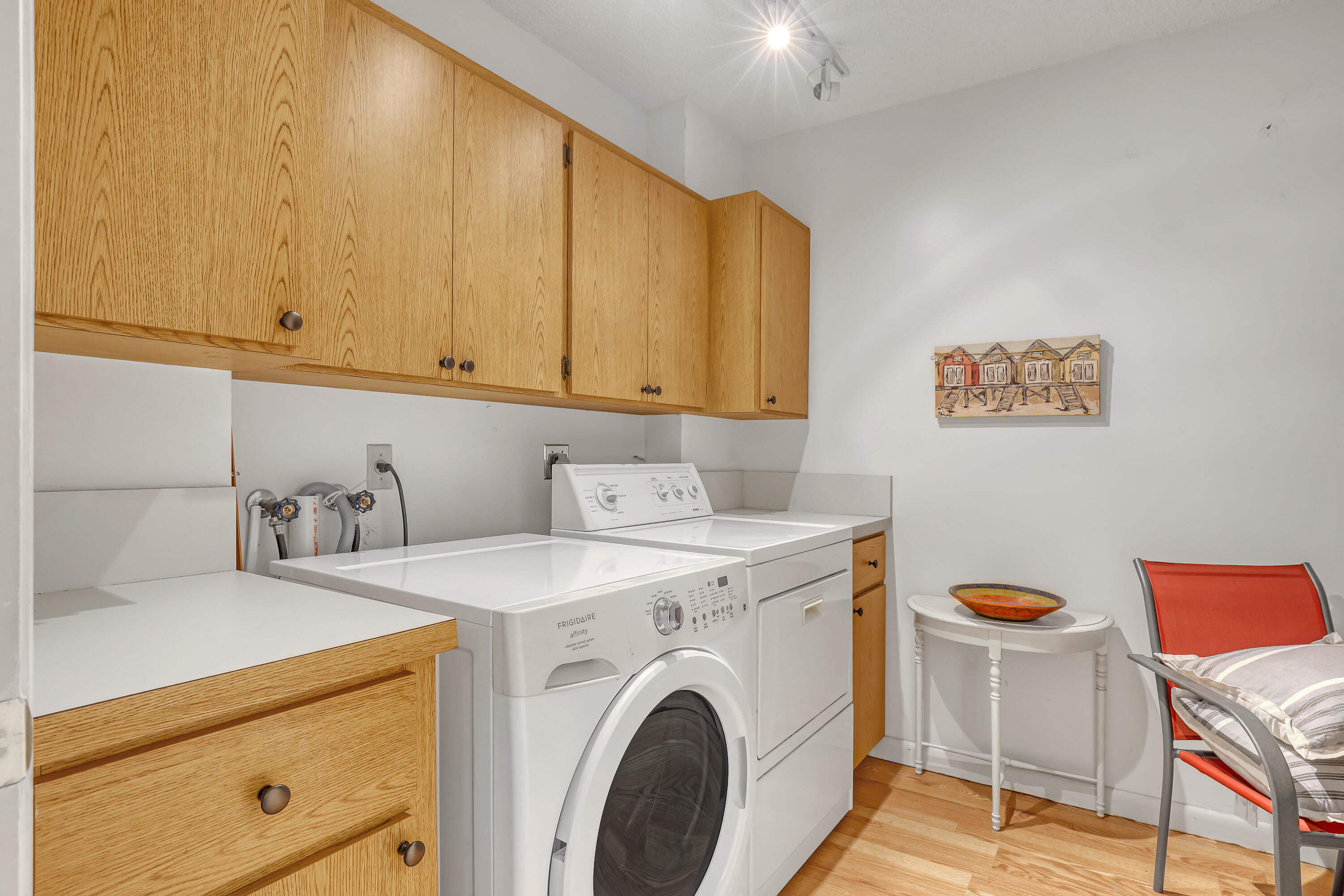 Laundry room with a ton of storage