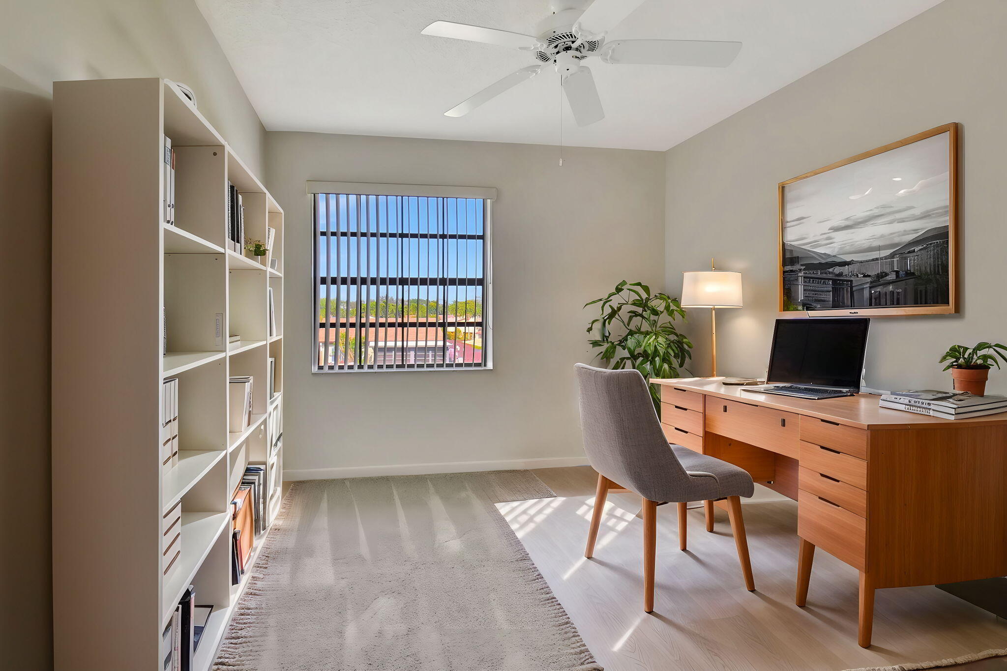 Virtually Staged Third Bedroom / Den