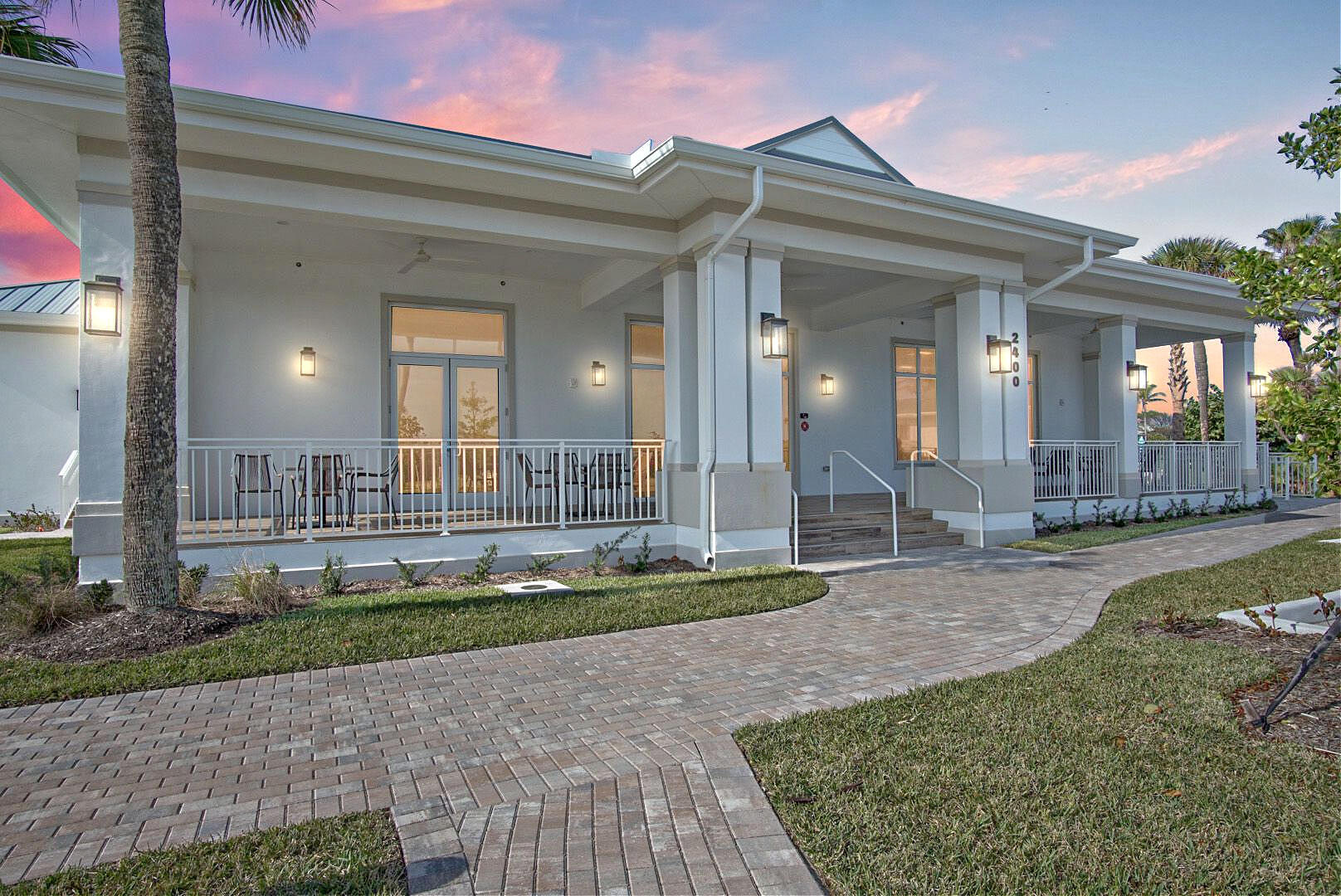 EXTERIOR FRONT OF CLUBHOUSE