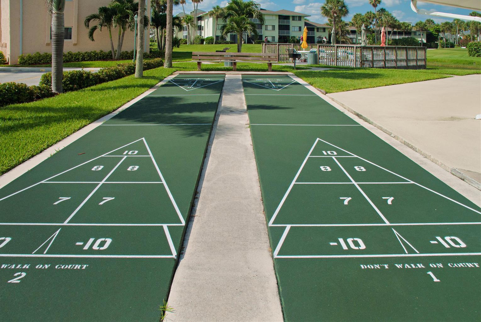 SHUFFLEBOARD COURTS