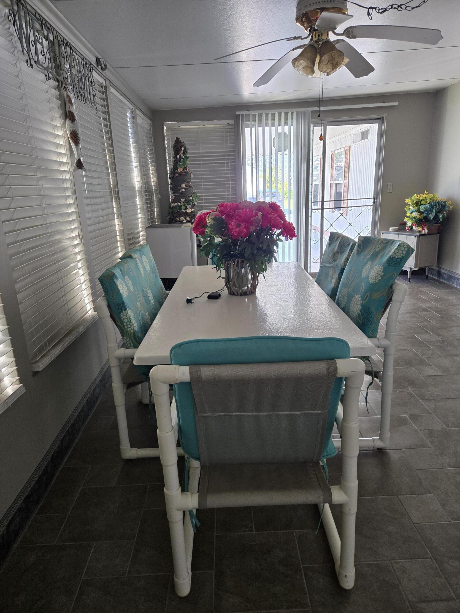 enclosed Florida room