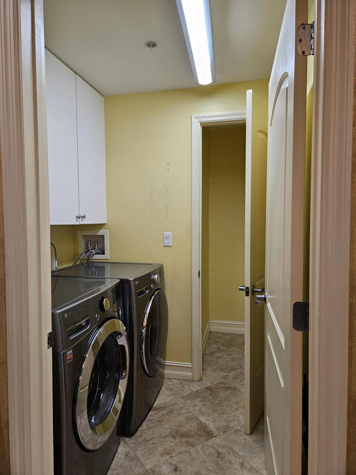 large closet inside laundry room large closet inside laundry room