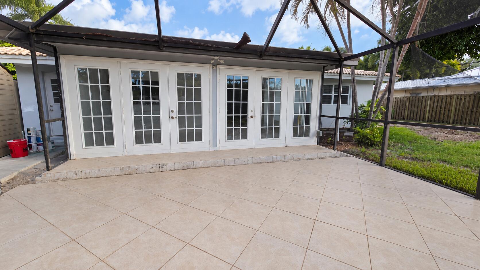 Bright Screened Patio Listing View