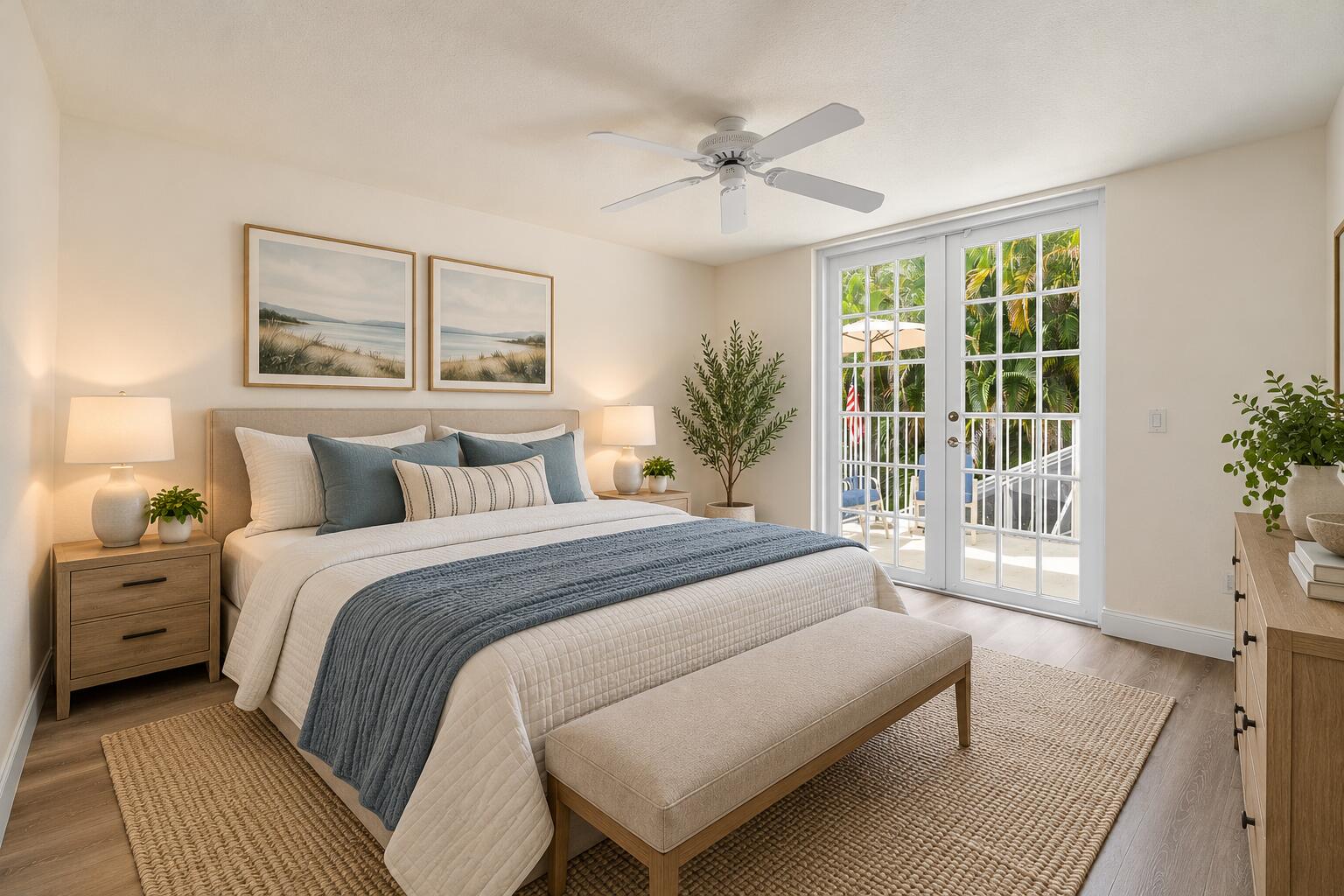 Bright Coastal Bedroom Retreat