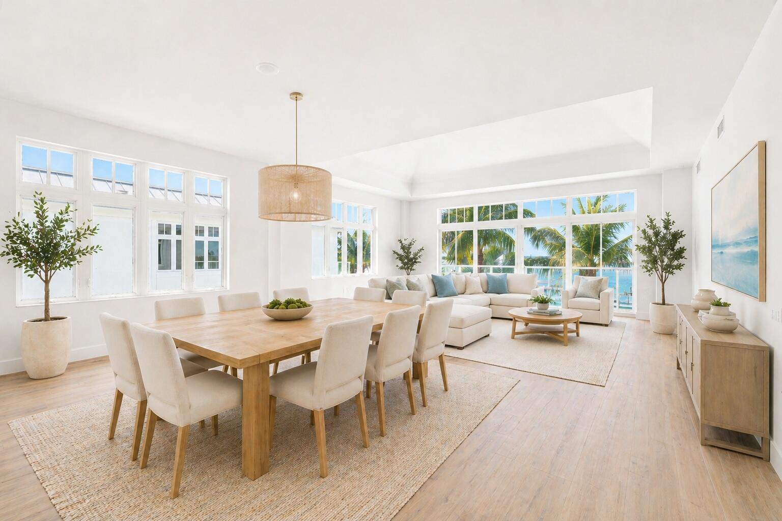 Unit 2104 Dining Area and Family Room