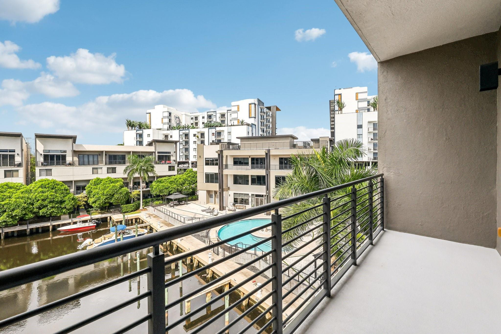 View from your private balconies