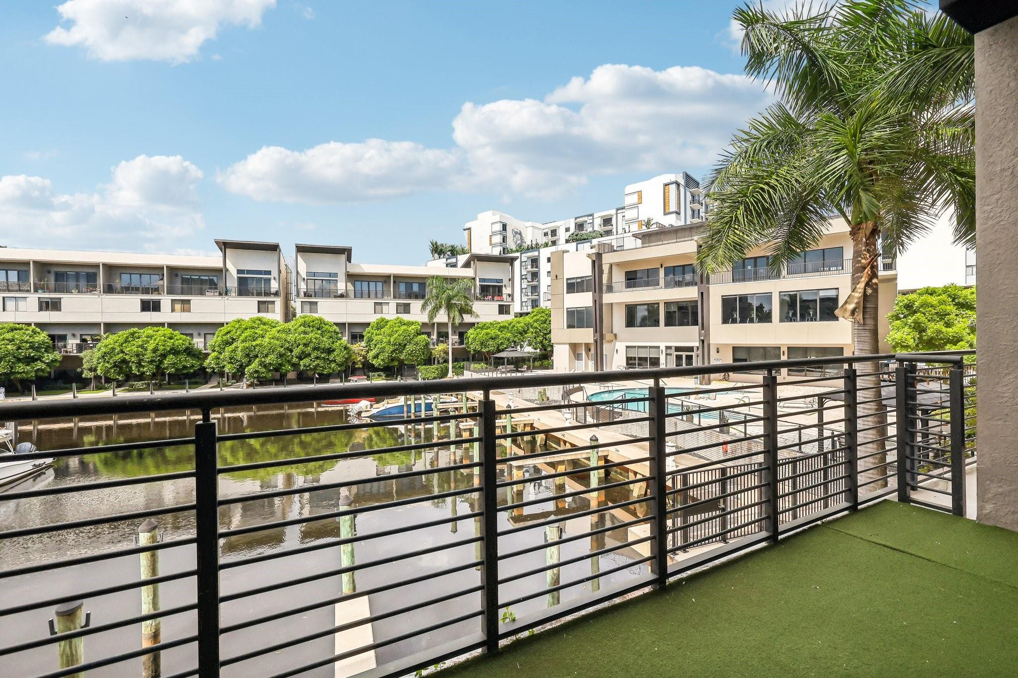 View from your private balconies