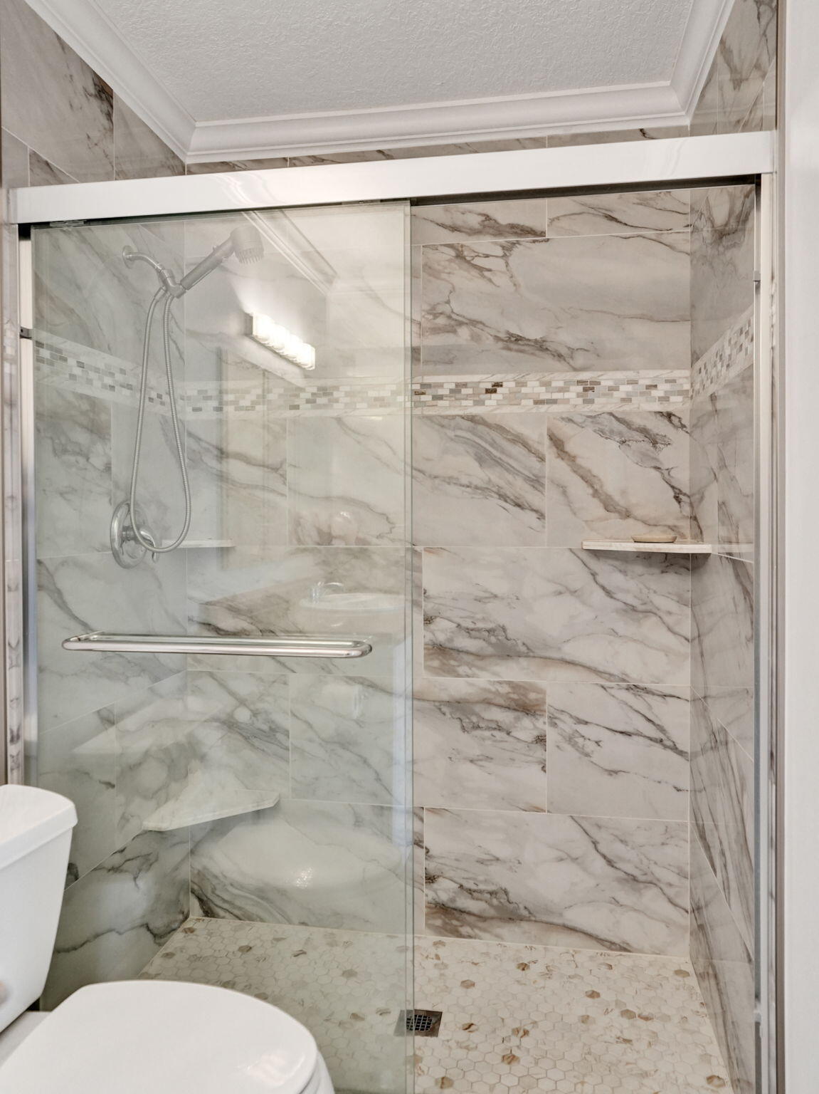 UPDATED MAIN BATHROOM SHOWER