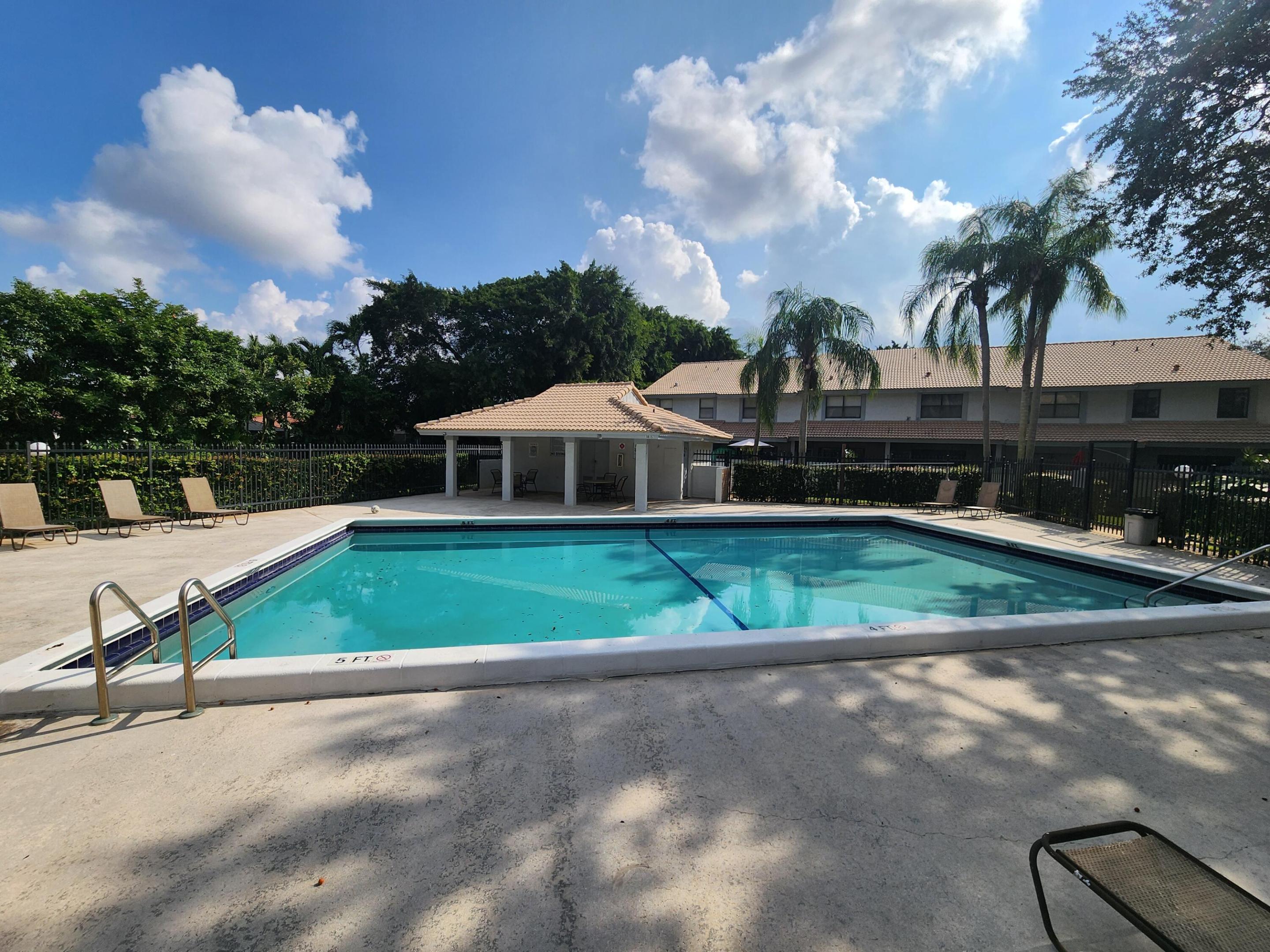 community pool entrance