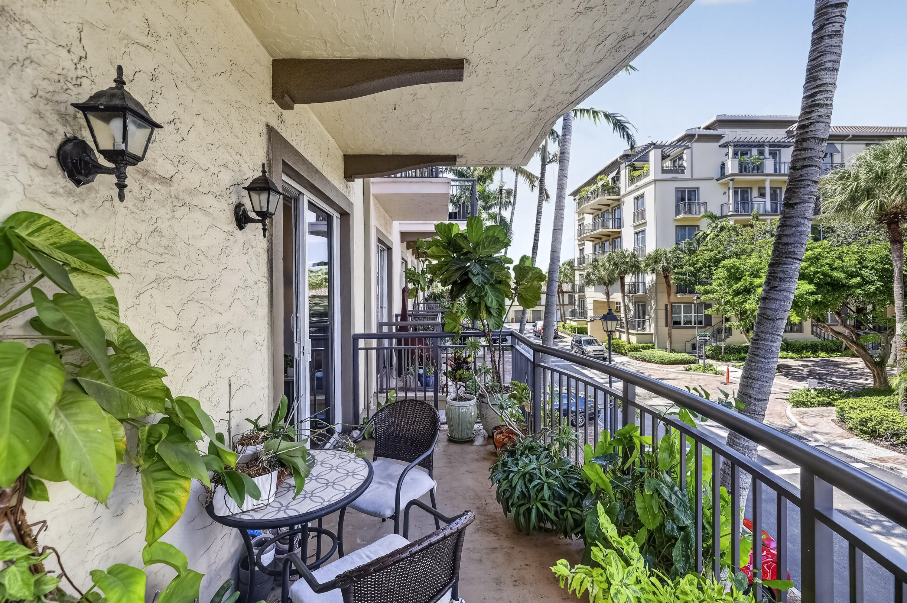 Spacious terrace overlooking Village lane Spacious terrace overlooking Village lane