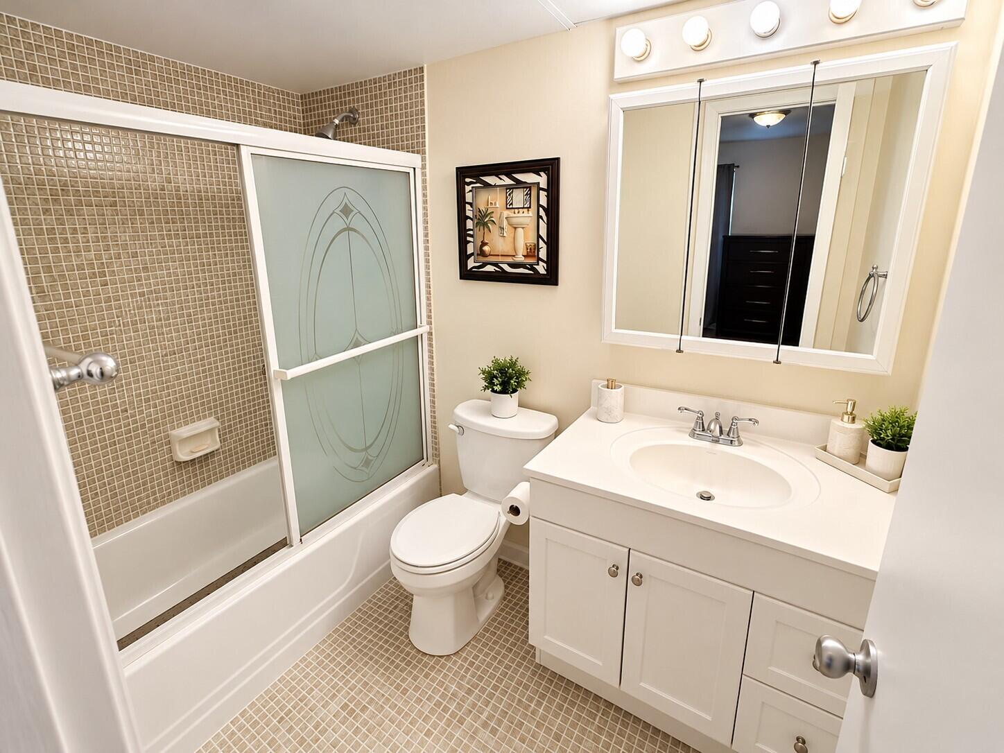 Tiled Bathroom