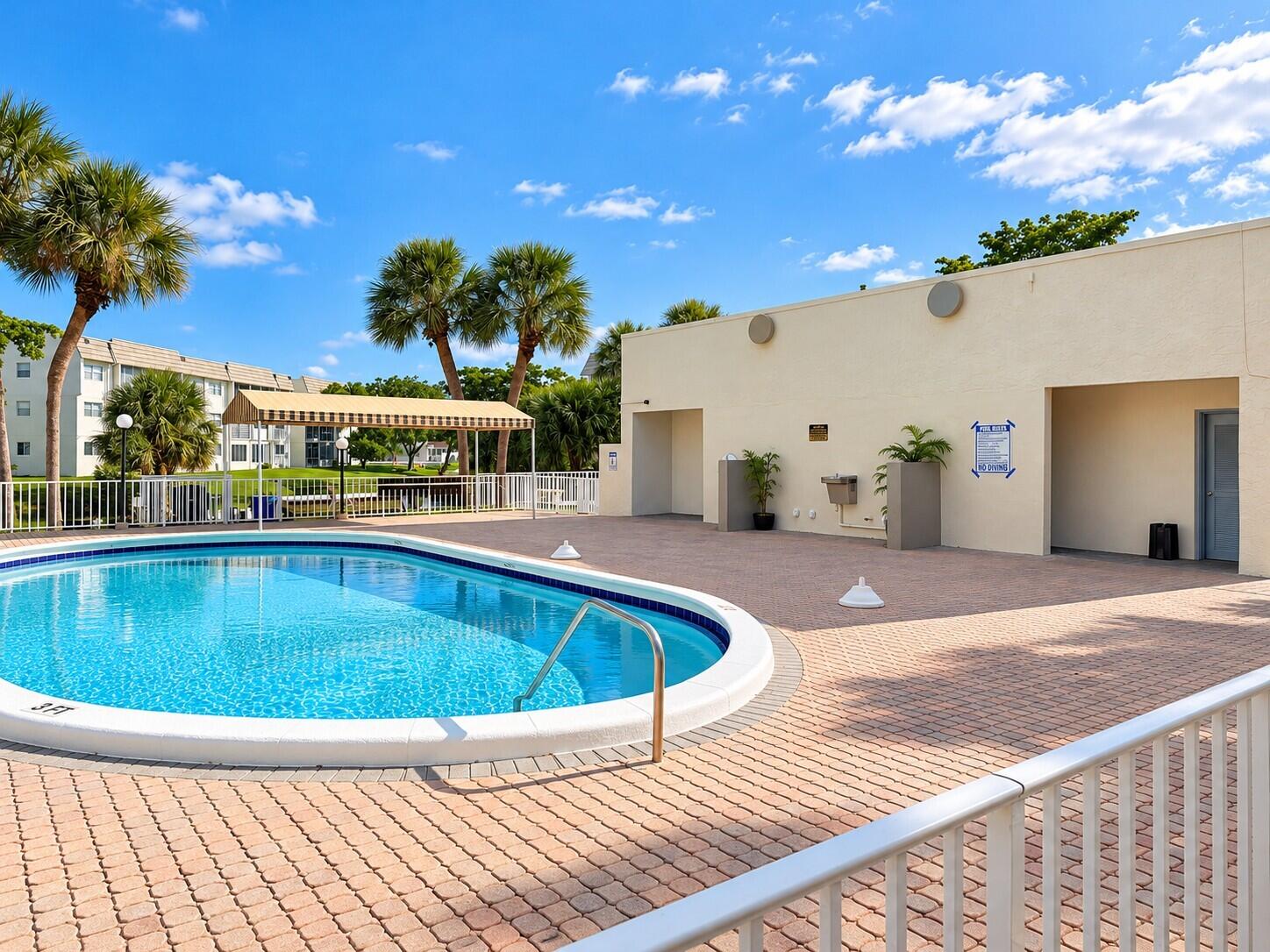Condominium Pool Courtyard