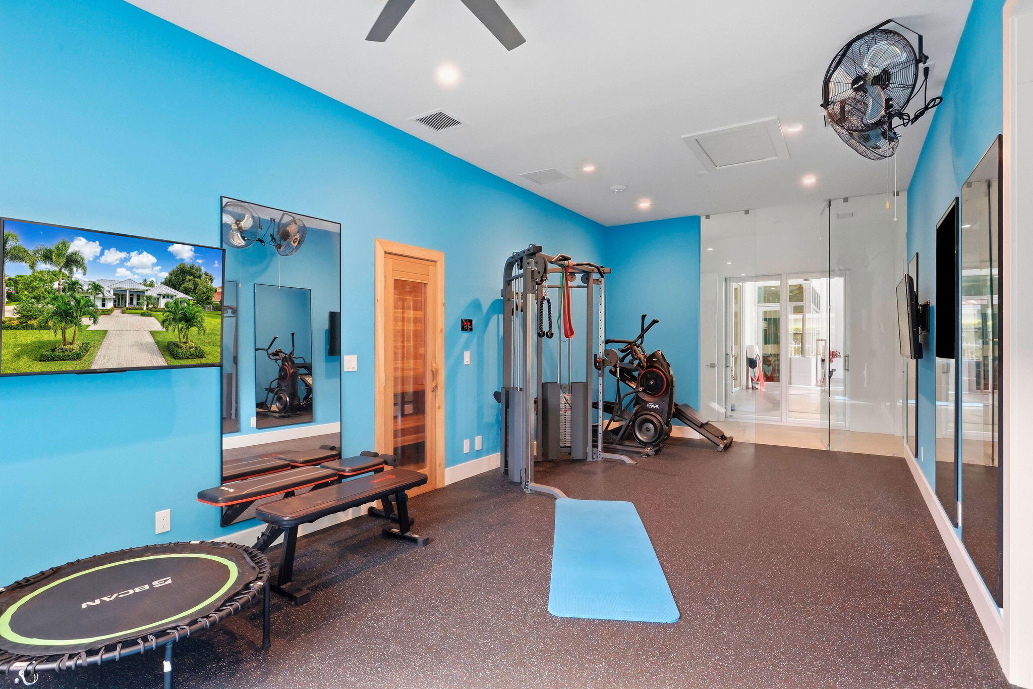 Gym/Sauna Entrance