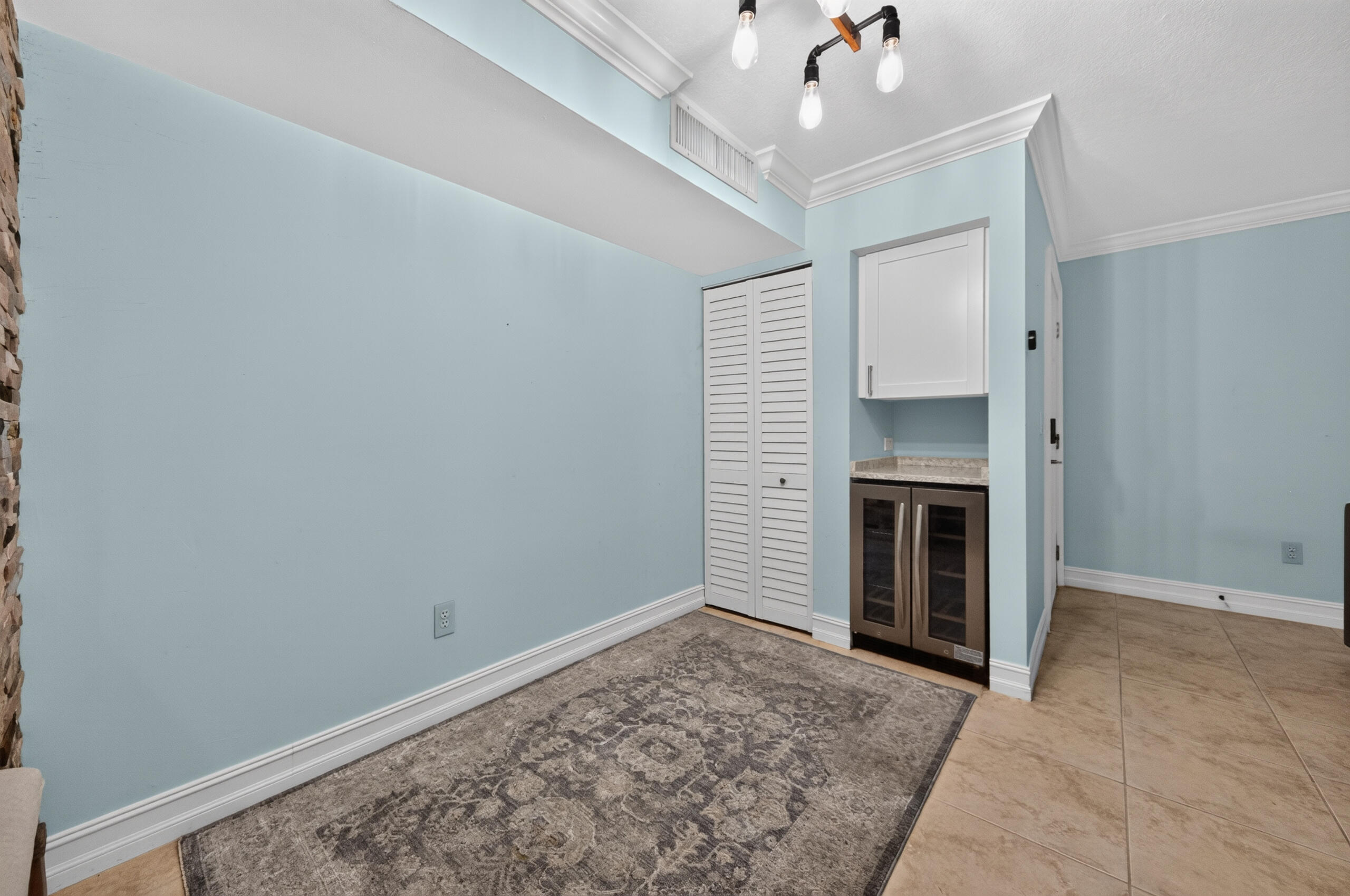 dining room, custom bar
