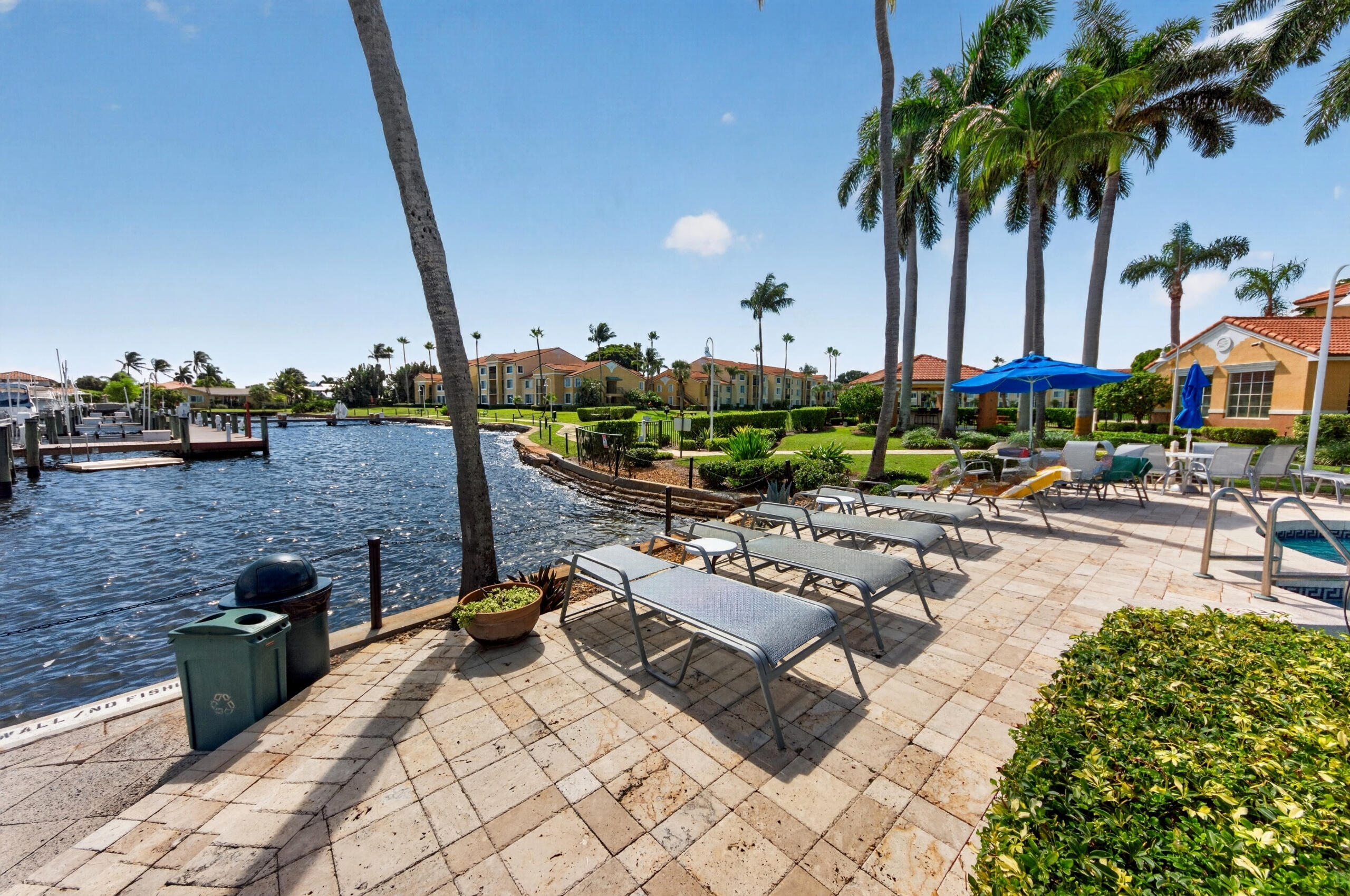 main pool looking over the intracoastal and marina
