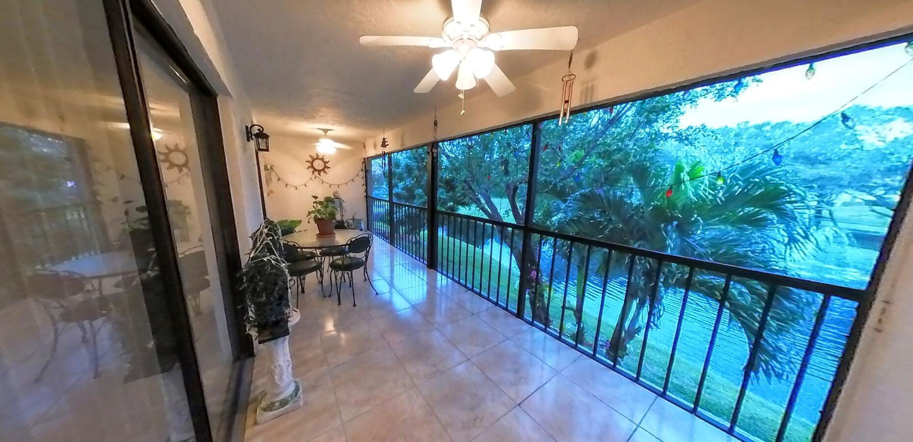 Screened in Balcony
