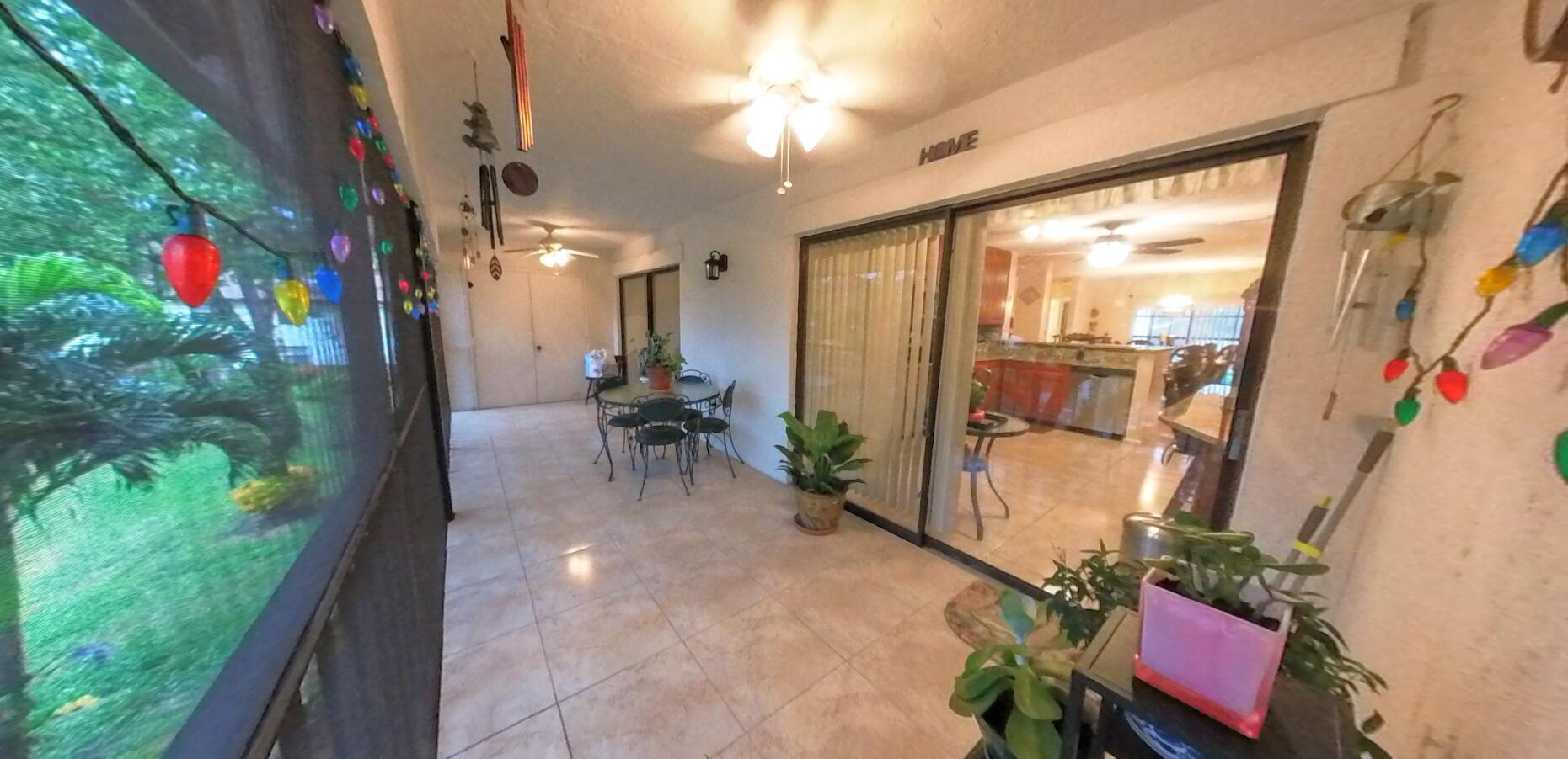 Screened in Balcony