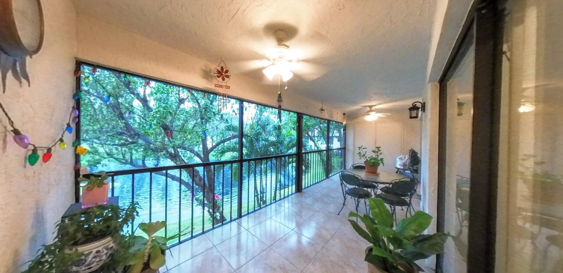Screened in Balcony