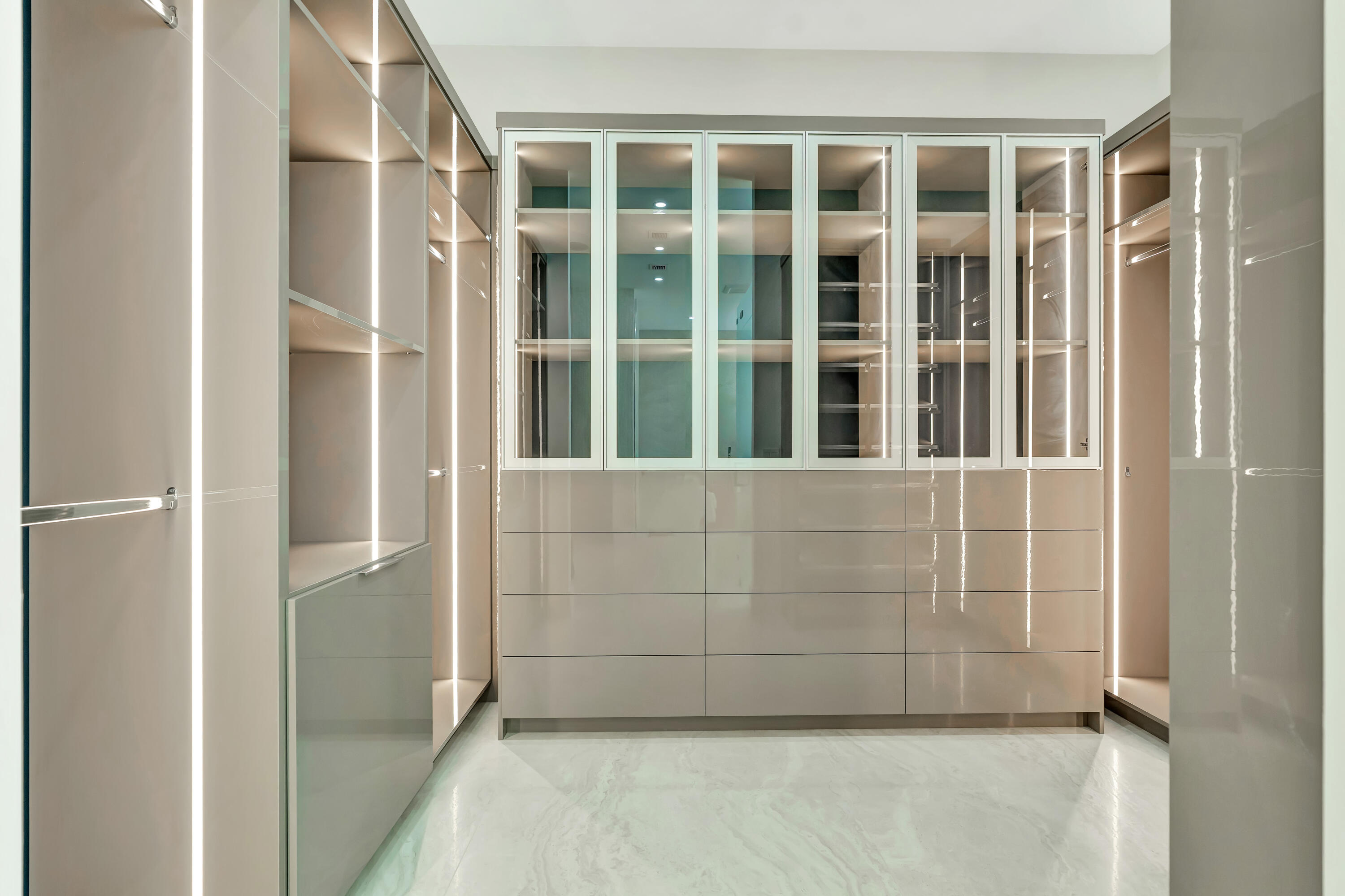 His closet