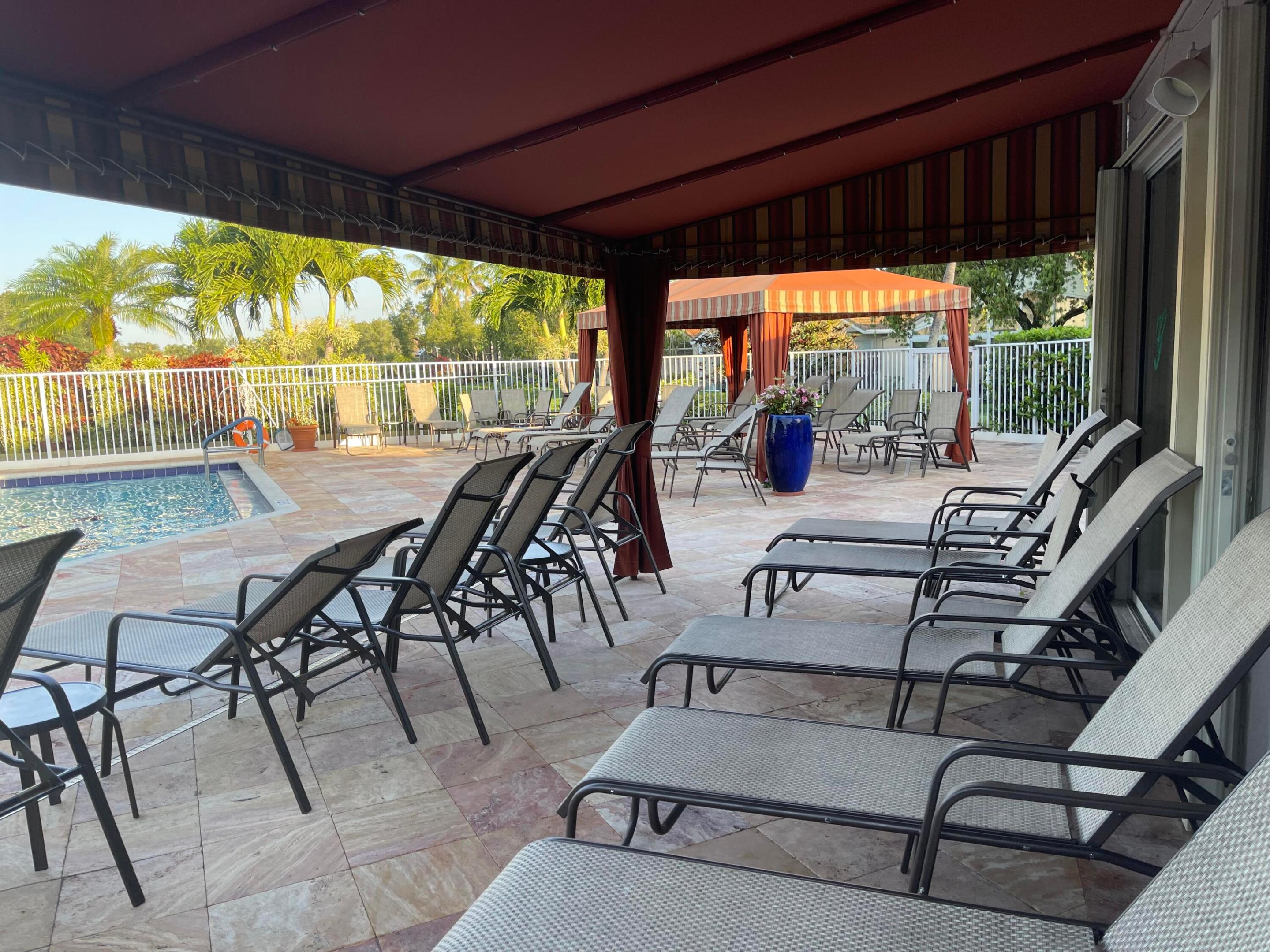 Covered Pool Area